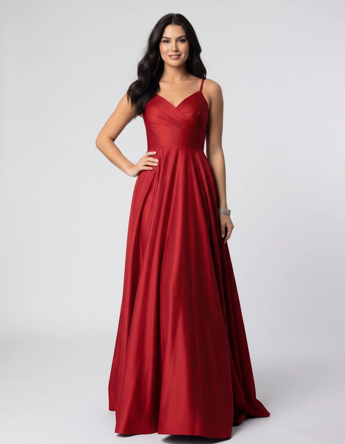 Campania Maxi Dress — Red | SKU: SD-75305-red-2,SD-75305-red-4,SD-75305-red-6,SD-75305-red-8,SD-75305-red-10,SD-75305-red-12,SD-75305-red-14,SD-75305-red-16,SD-75305-red-16W,SD-75305-red-18W,SD-75305-red-20W