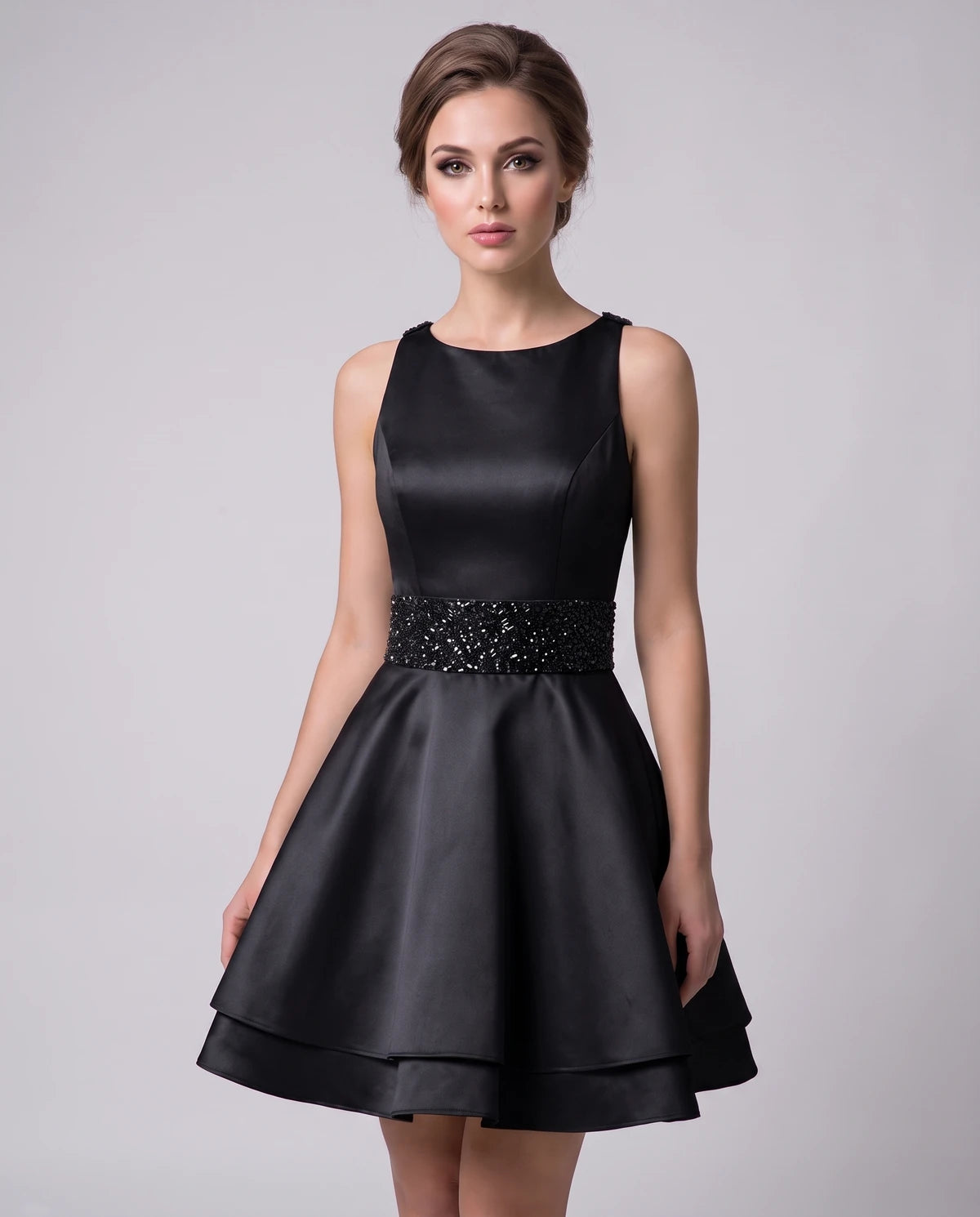 Caravelle Mini Dress — Black