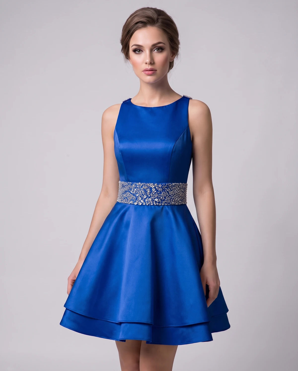 Caravelle Mini Dress — Blue