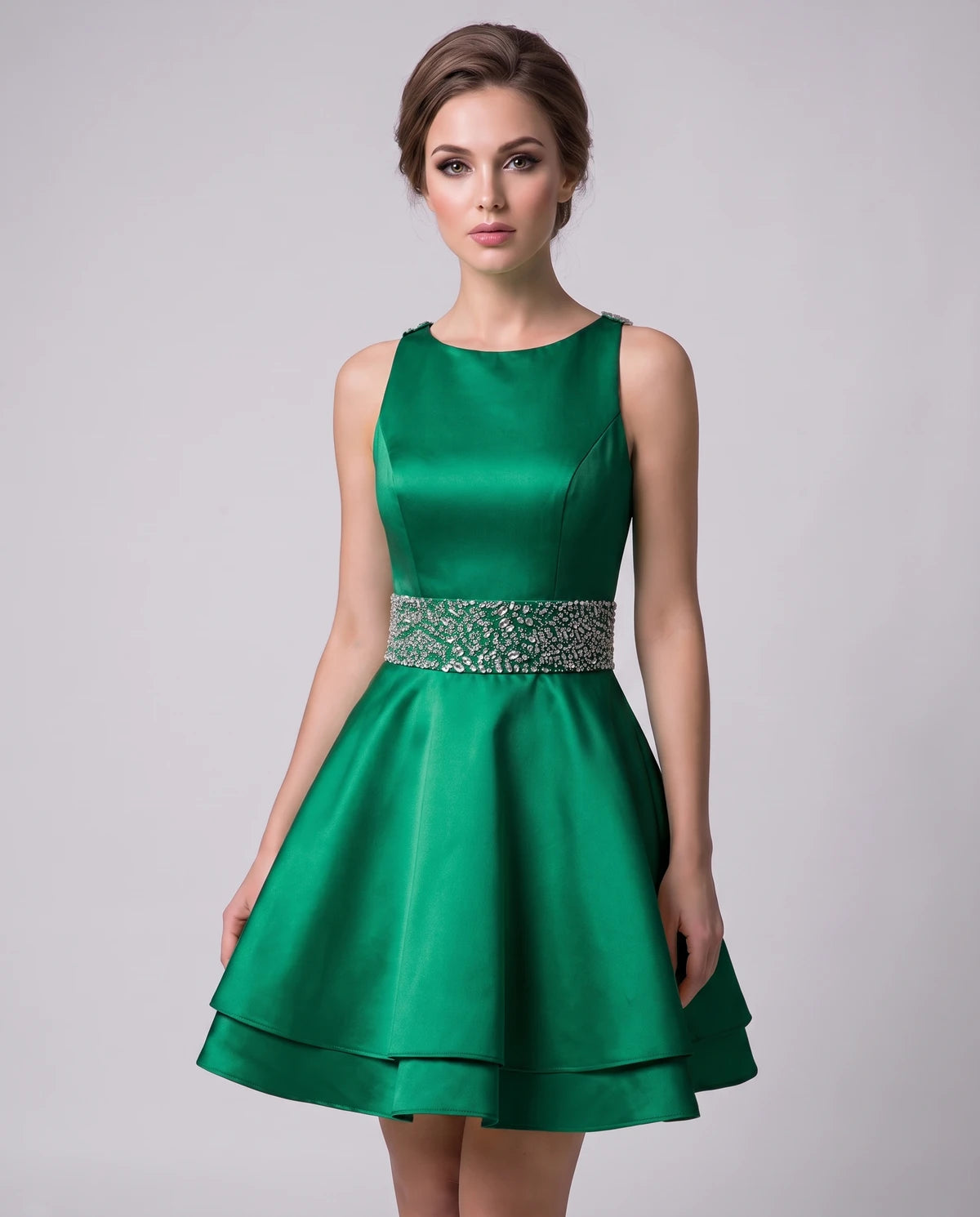Caravelle Mini Dress — Green