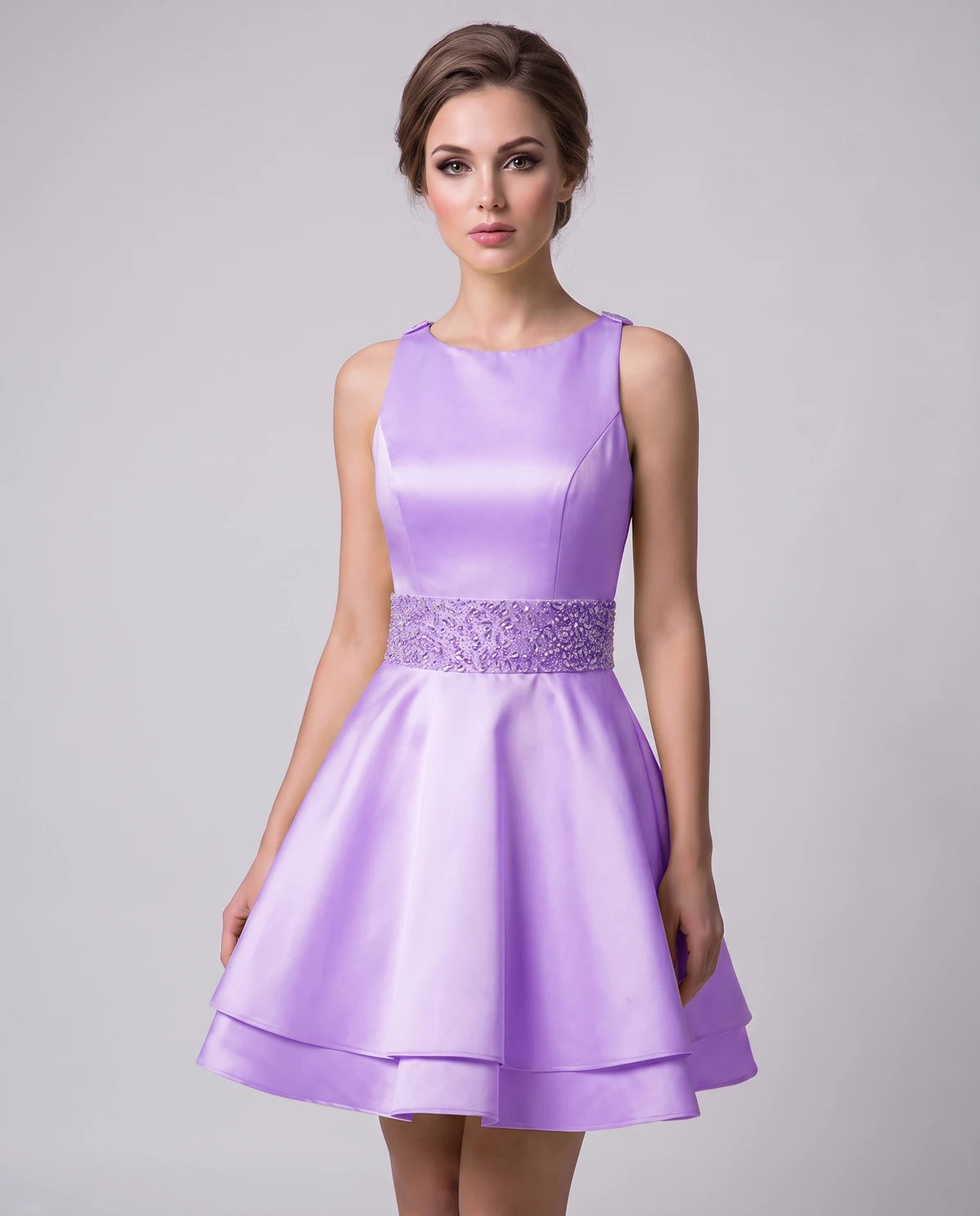 Caravelle Mini Dress — Lavender