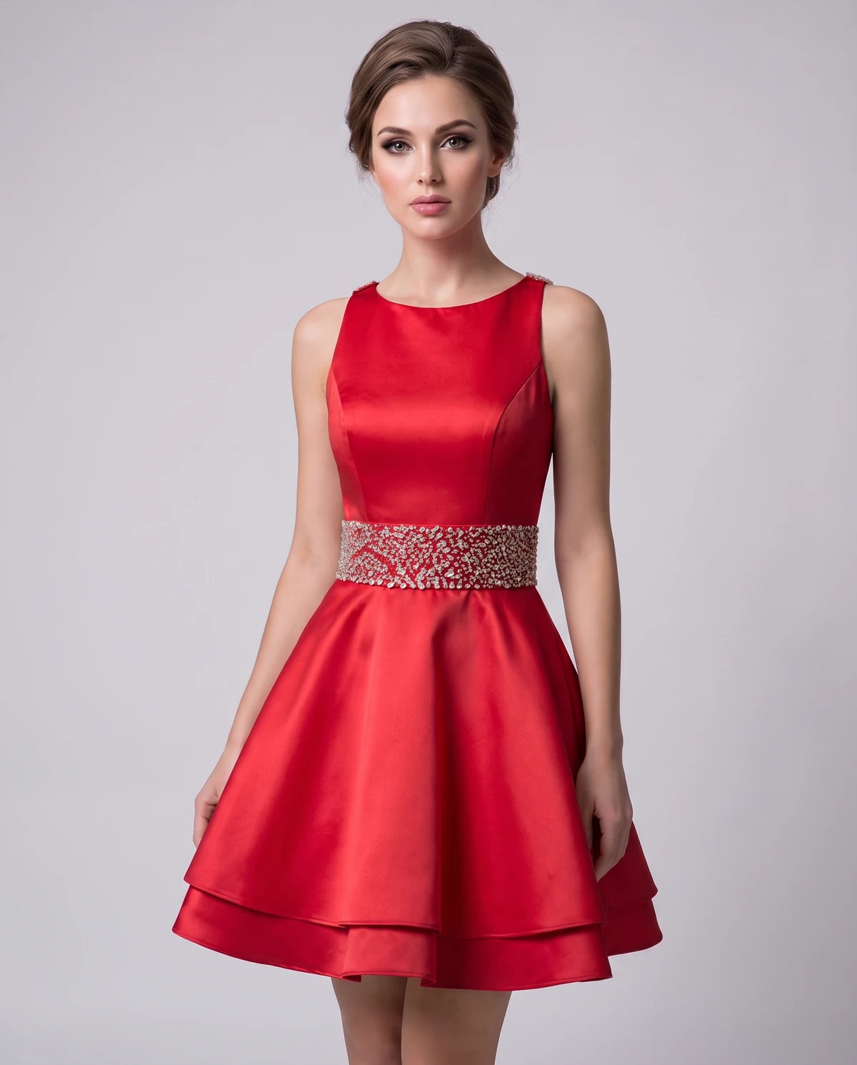 Caravelle Mini Dress — Red
