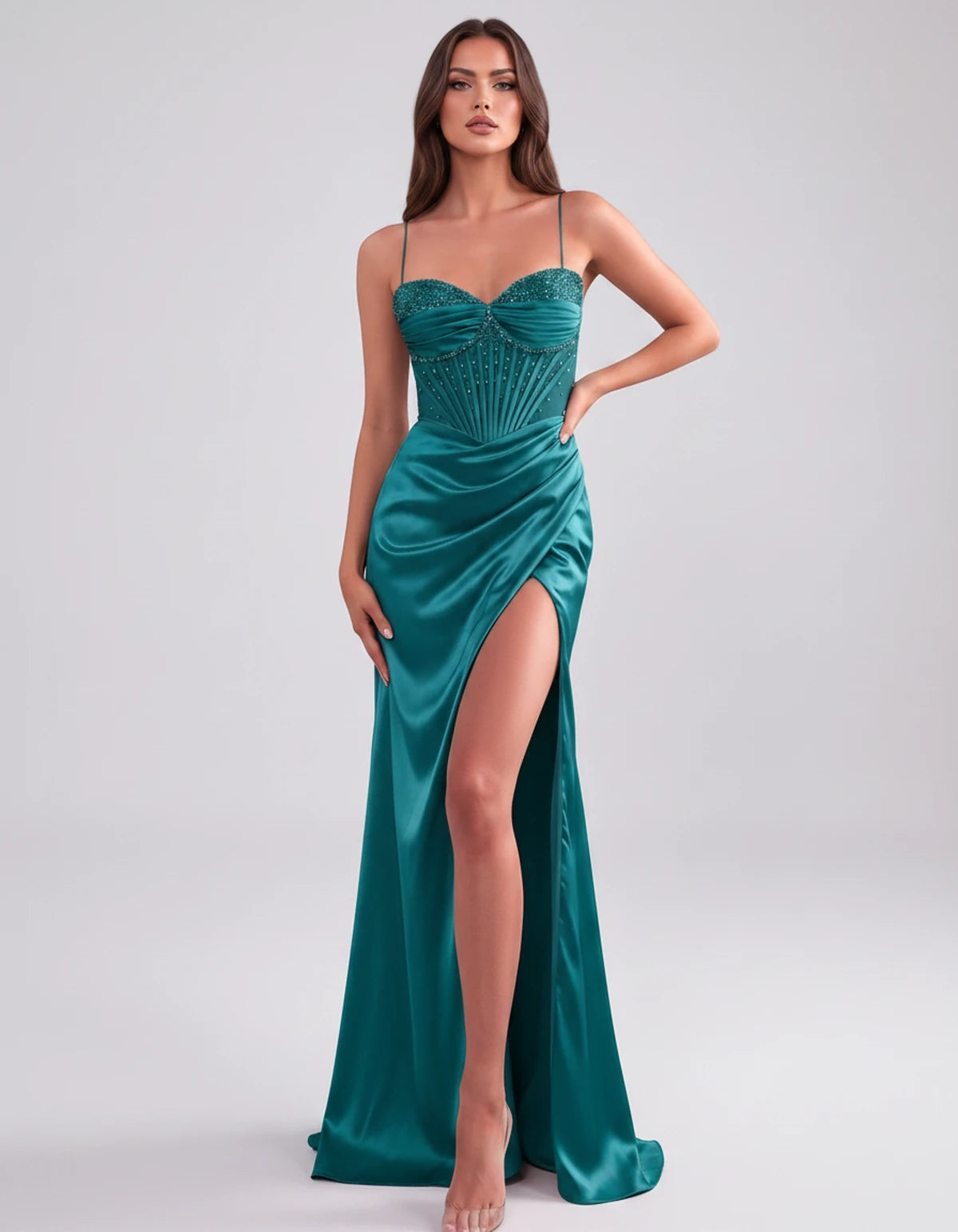 Cassia Maxi Dress — Peacock | SKU: SD-84941-peacock-2,SD-84941-peacock-4,SD-84941-peacock-6,SD-84941-peacock-8,SD-84941-peacock-10,SD-84941-peacock-12,SD-84941-peacock-14,SD-84941-peacock-14W,SD-84941-peacock-16,SD-84941-peacock-16W,SD-84941-peacock-18W,SD-84941-peacock-20W