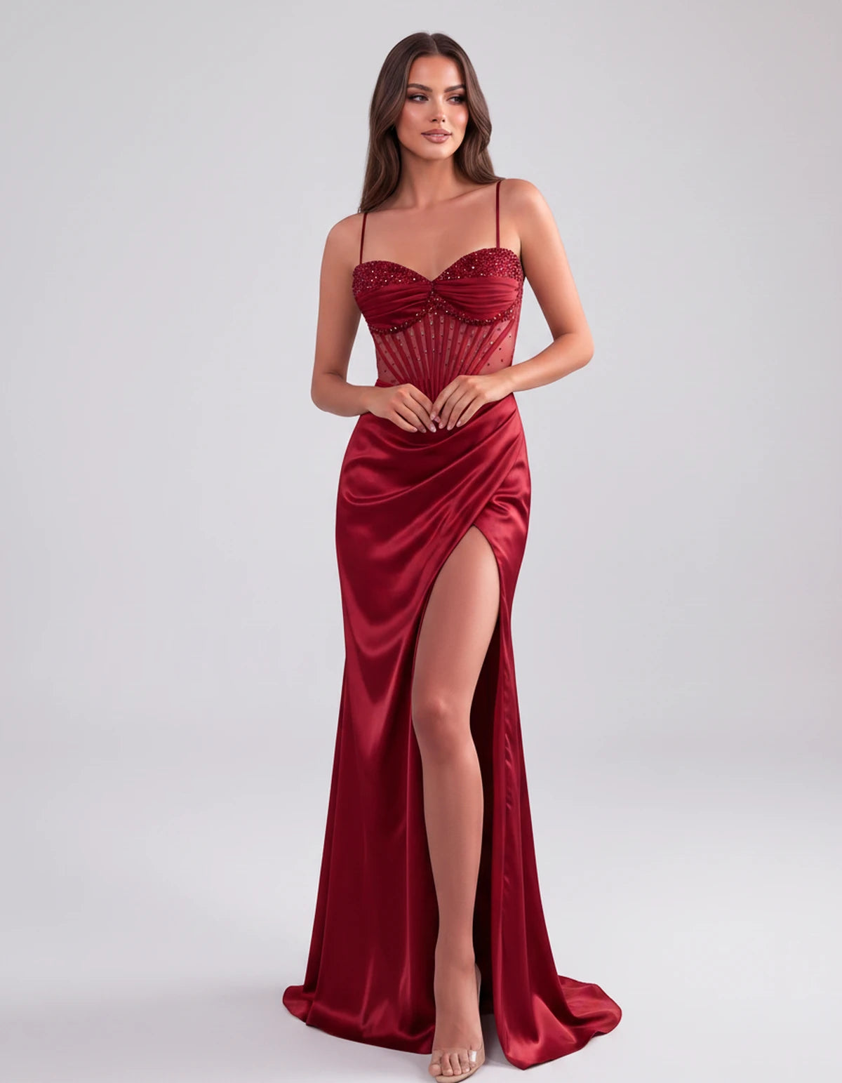 Cassia Maxi Dress — Red | SKU: SD-84941-red-2,SD-84941-red-4,SD-84941-red-6,SD-84941-red-8,SD-84941-red-10,SD-84941-red-12,SD-84941-red-14,SD-84941-red-14W,SD-84941-red-16,SD-84941-red-16W,SD-84941-red-18W,SD-84941-red-20W