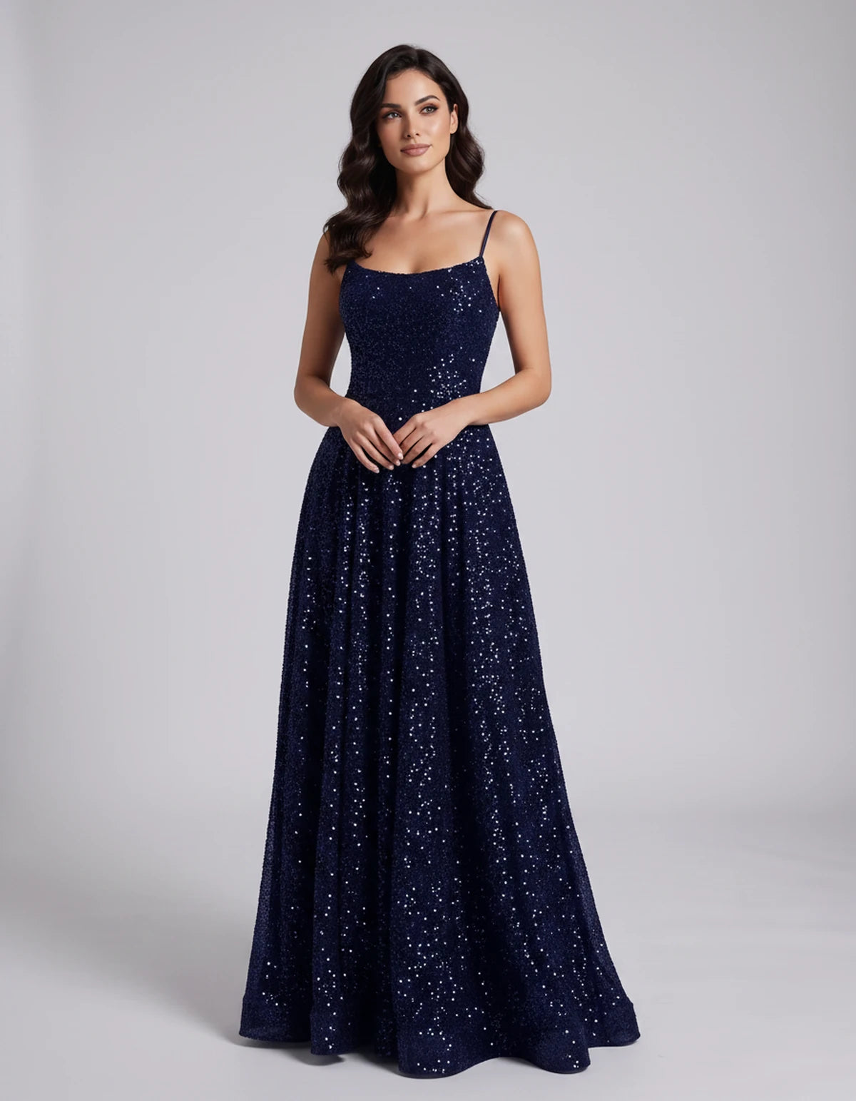 Castellane Maxi Dress — Navy | SKU: SD-84581-navy-2,SD-84581-navy-4,SD-84581-navy-6,SD-84581-navy-8,SD-84581-navy-10,SD-84581-navy-12,SD-84581-navy-14,SD-84581-navy-16,SD-84581-navy-16W,SD-84581-navy-18W,SD-84581-navy-20W,SD-84581-navy-22W