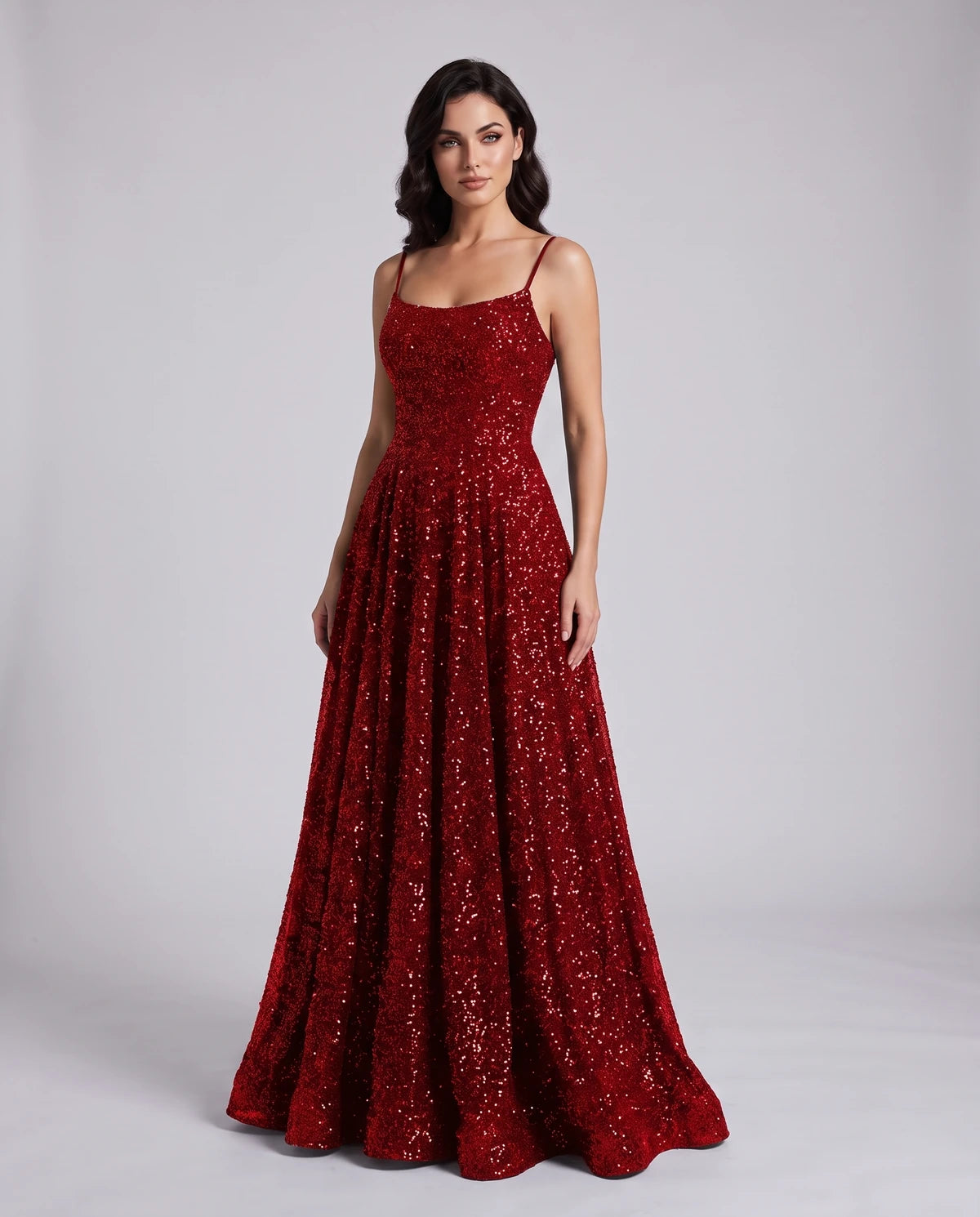 Castellane Maxi Dress — Red