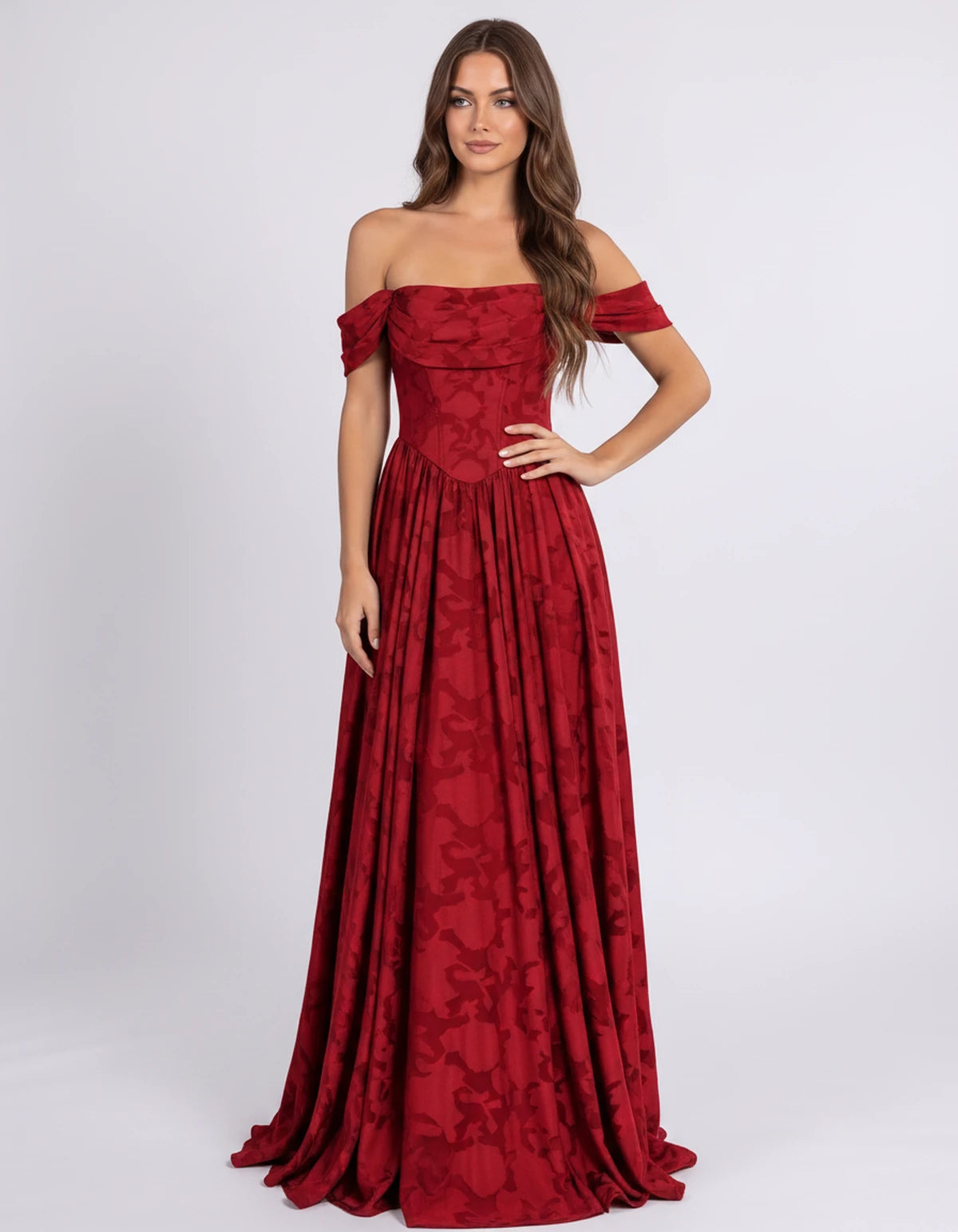Catalina Maxi Dress — Red | SKU: SD-31761-red-2,SD-31761-red-4,SD-31761-red-6,SD-31761-red-8,SD-31761-red-10,SD-31761-red-12,SD-31761-red-14,SD-31761-red-16,SD-31761-red-16W,SD-31761-red-18W,SD-31761-red-20W,SD-31761-red-22W