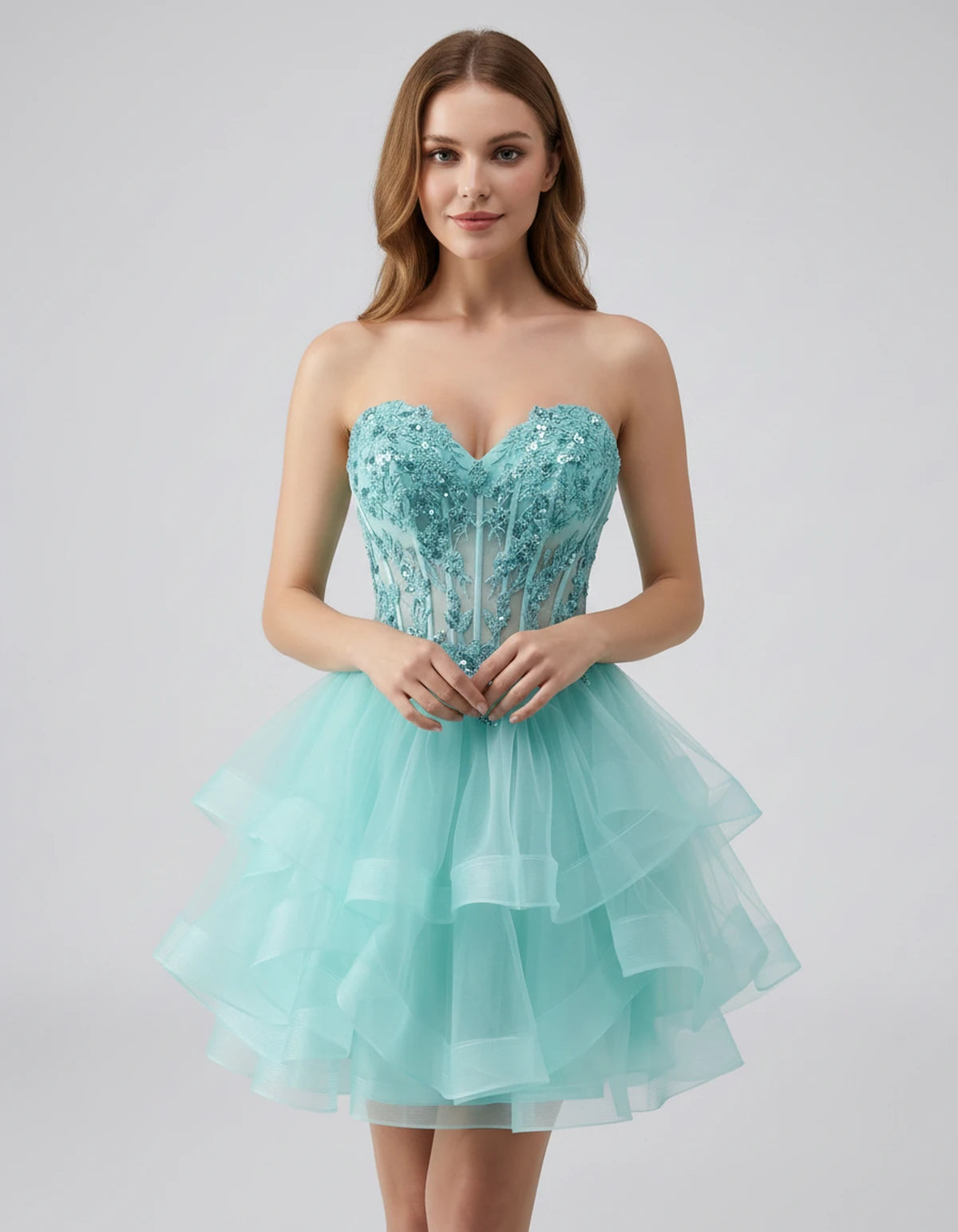 Cerelia Midi Dresses — Aqua | SKU: SD-73258-aqua-2,SD-73258-aqua-4,SD-73258-aqua-6,SD-73258-aqua-8,SD-73258-aqua-10,SD-73258-aqua-12,SD-73258-aqua-14,SD-73258-aqua-14W,SD-73258-aqua-16,SD-73258-aqua-16W,SD-73258-aqua-18W,SD-73258-aqua-20W