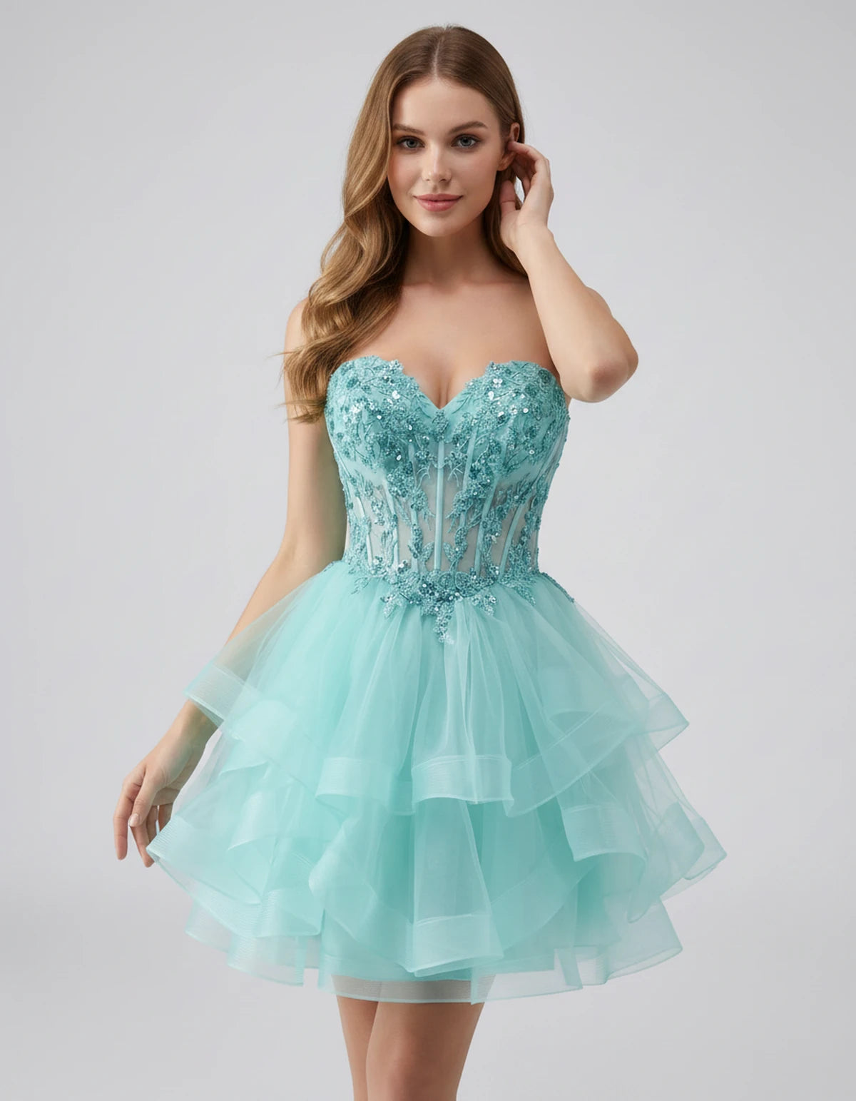 Cerelia Midi Dresses — Aqua | SKU: SD-73258-aqua-2,SD-73258-aqua-4,SD-73258-aqua-6,SD-73258-aqua-8,SD-73258-aqua-10,SD-73258-aqua-12,SD-73258-aqua-14,SD-73258-aqua-14W,SD-73258-aqua-16,SD-73258-aqua-16W,SD-73258-aqua-18W,SD-73258-aqua-20W