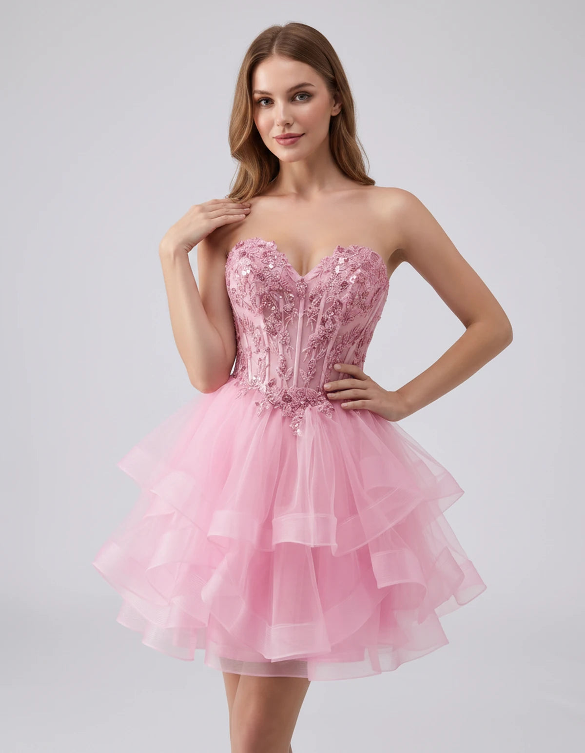 Cerelia Midi Dresses — Dusty Pink | SKU: SD-73258-dustypink-2,SD-73258-dustypink-4,SD-73258-dustypink-6,SD-73258-dustypink-8,SD-73258-dustypink-10,SD-73258-dustypink-12,SD-73258-dustypink-14,SD-73258-dustypink-14W,SD-73258-dustypink-16,SD-73258-dustypink-16W,SD-73258-dustypink-18W,SD-73258-dustypink-20W