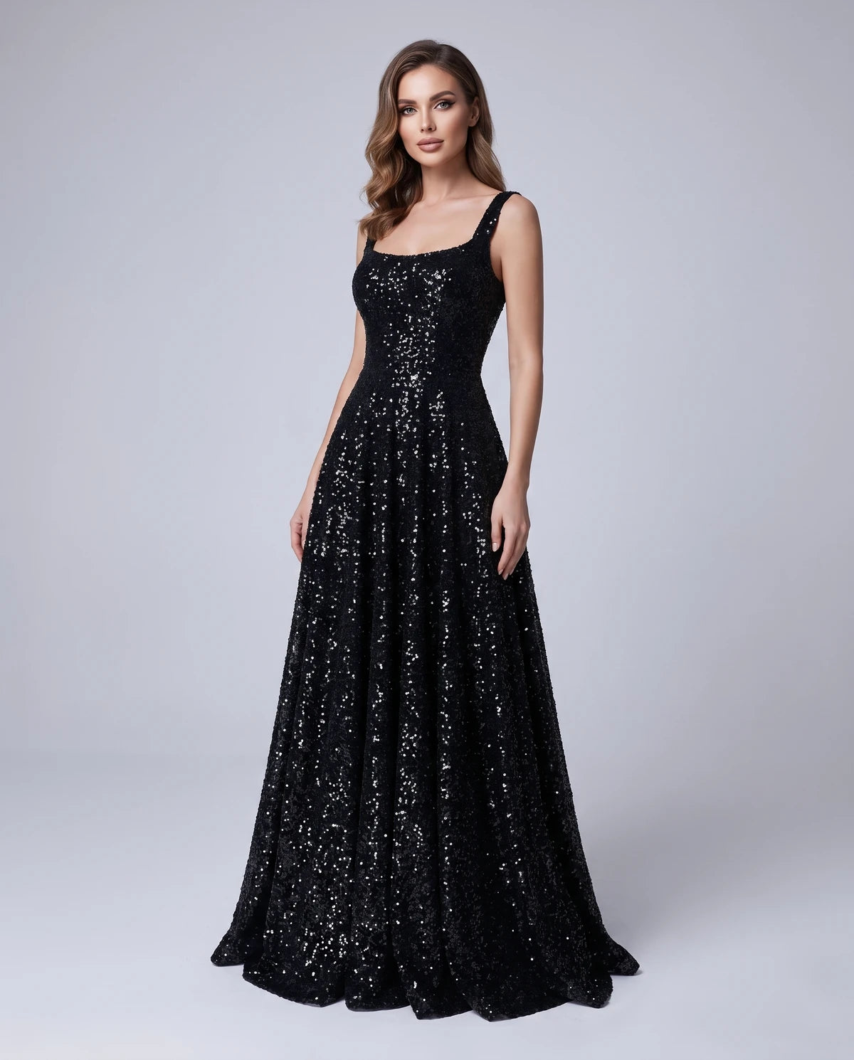 Cerise Maxi Dress — Black