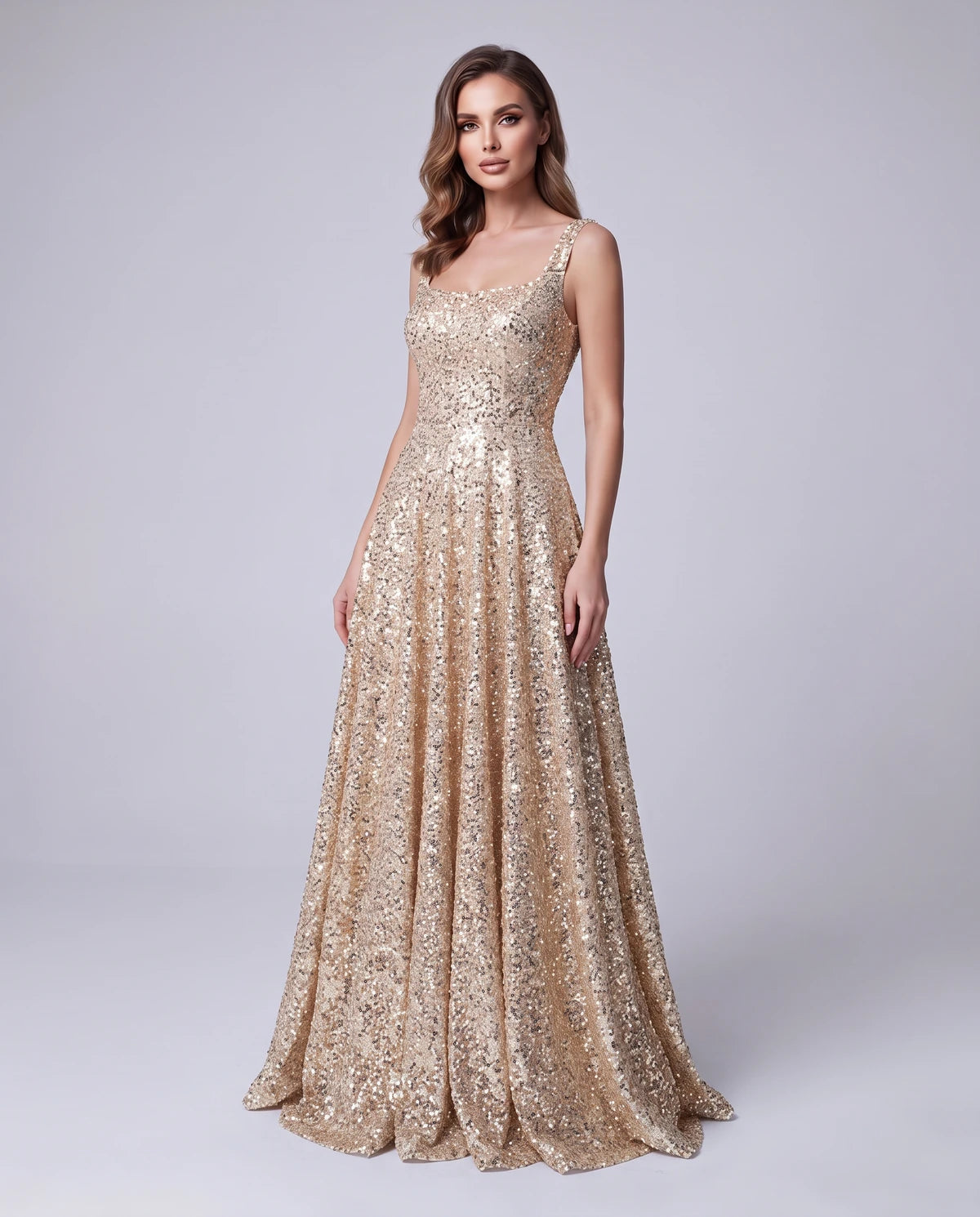 Cerise Maxi Dress — Champagne