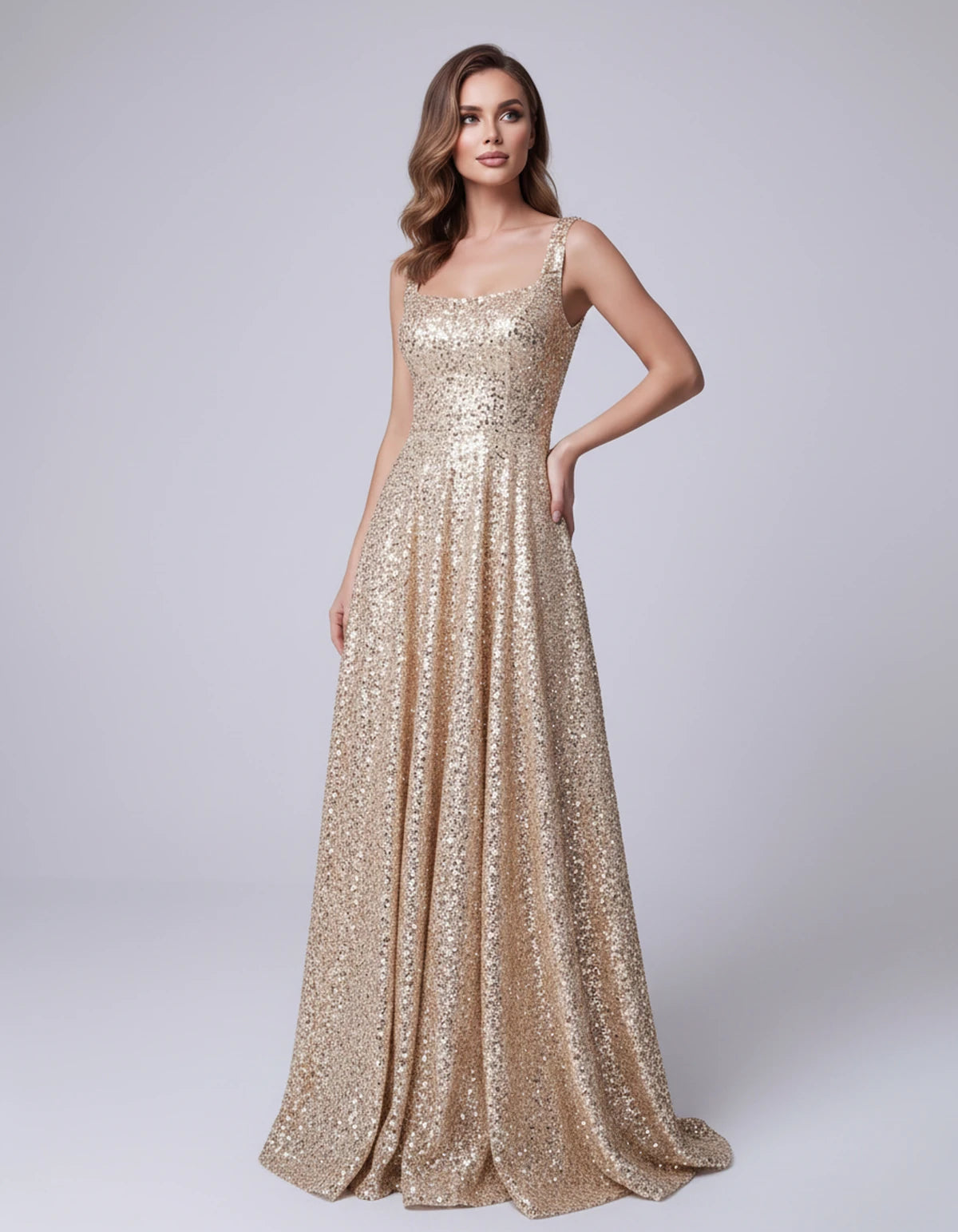 Cerise Maxi Dress — Champagne | SKU: SD-37869-champagne-2,SD-37869-champagne-4,SD-37869-champagne-6,SD-37869-champagne-8,SD-37869-champagne-10,SD-37869-champagne-12,SD-37869-champagne-14,SD-37869-champagne-16,SD-37869-champagne-16W,SD-37869-champagne-18W,SD-37869-champagne-20W