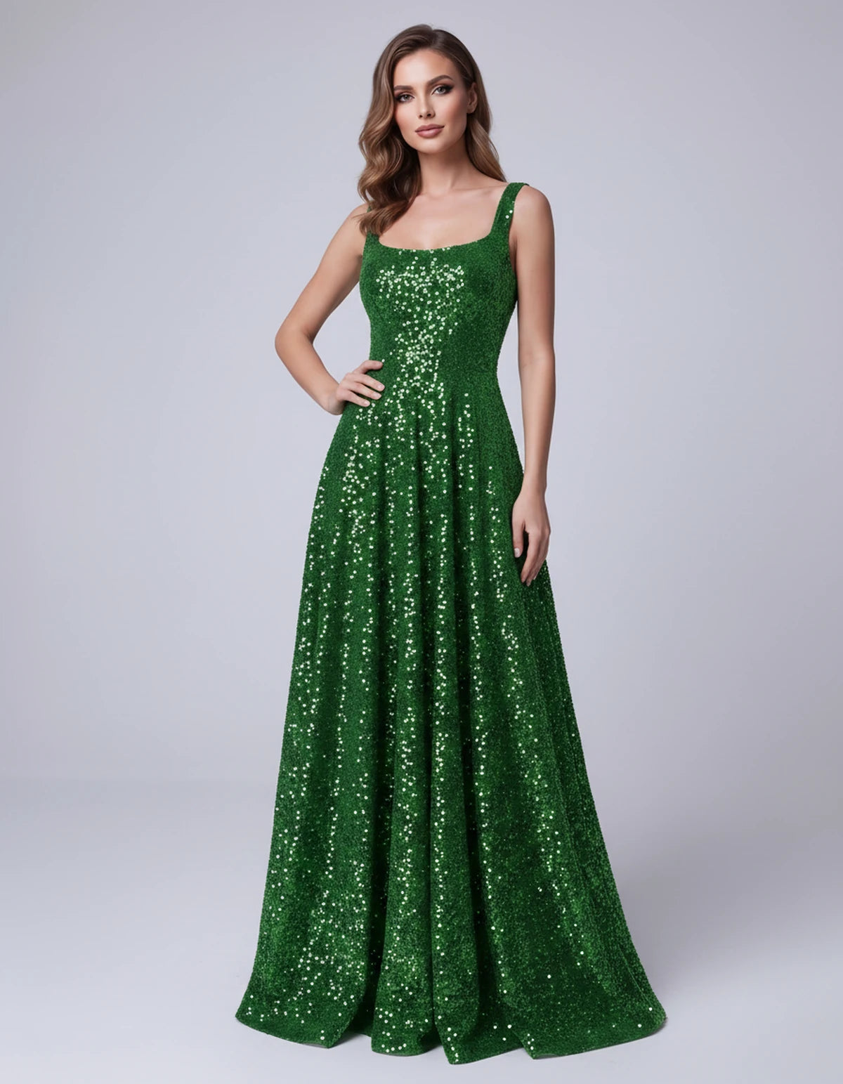 Cerise Maxi Dress — Green | SKU: SD-37869-green-2,SD-37869-green-4,SD-37869-green-6,SD-37869-green-8,SD-37869-green-10,SD-37869-green-12,SD-37869-green-14,SD-37869-green-16,SD-37869-green-16W,SD-37869-green-18W,SD-37869-green-20W