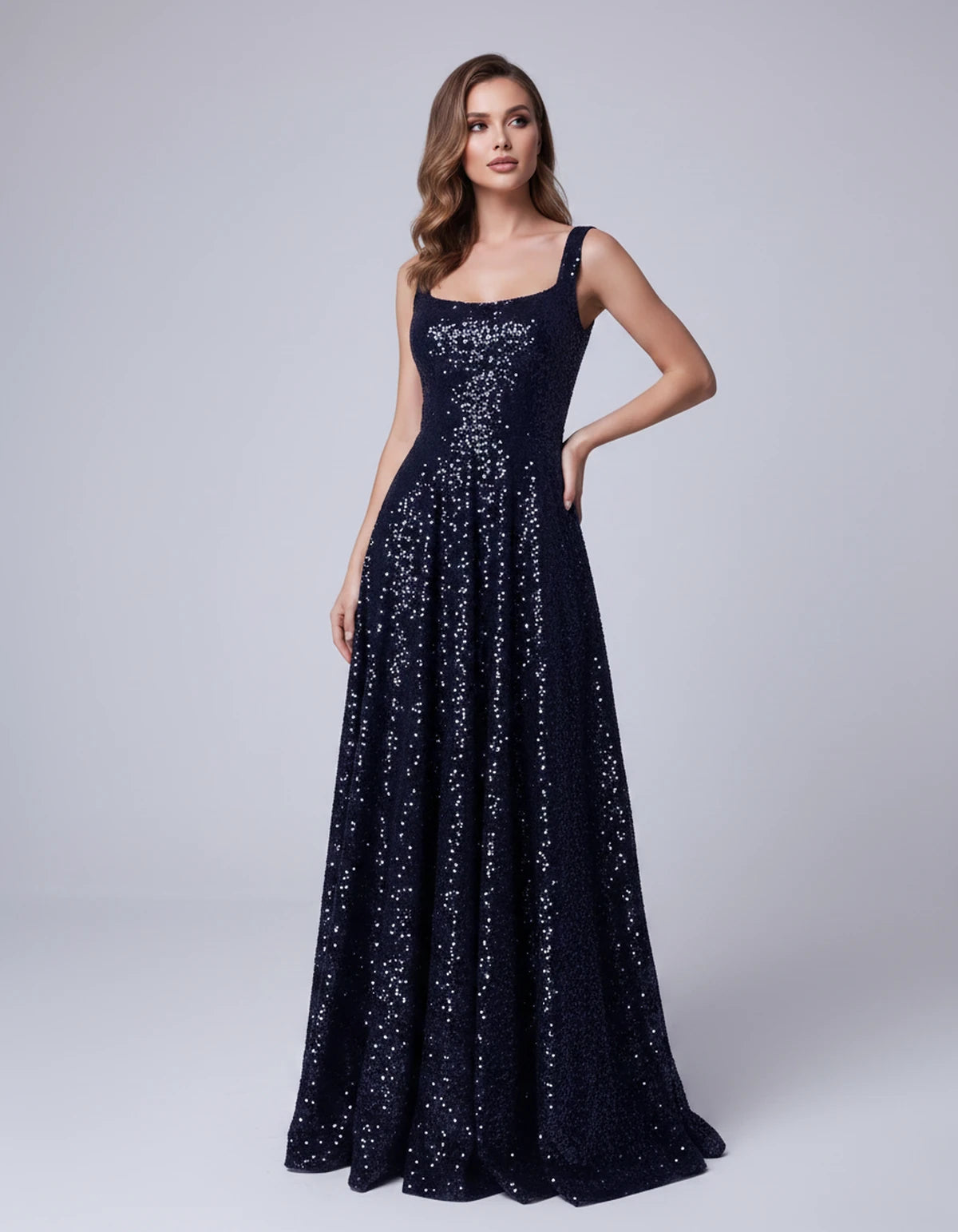 Cerise Maxi Dress — Navy Blue | SKU: SD-37869-navyblue-2,SD-37869-navyblue-4,SD-37869-navyblue-6,SD-37869-navyblue-8,SD-37869-navyblue-10,SD-37869-navyblue-12,SD-37869-navyblue-14,SD-37869-navyblue-16,SD-37869-navyblue-16W,SD-37869-navyblue-18W,SD-37869-navyblue-20W