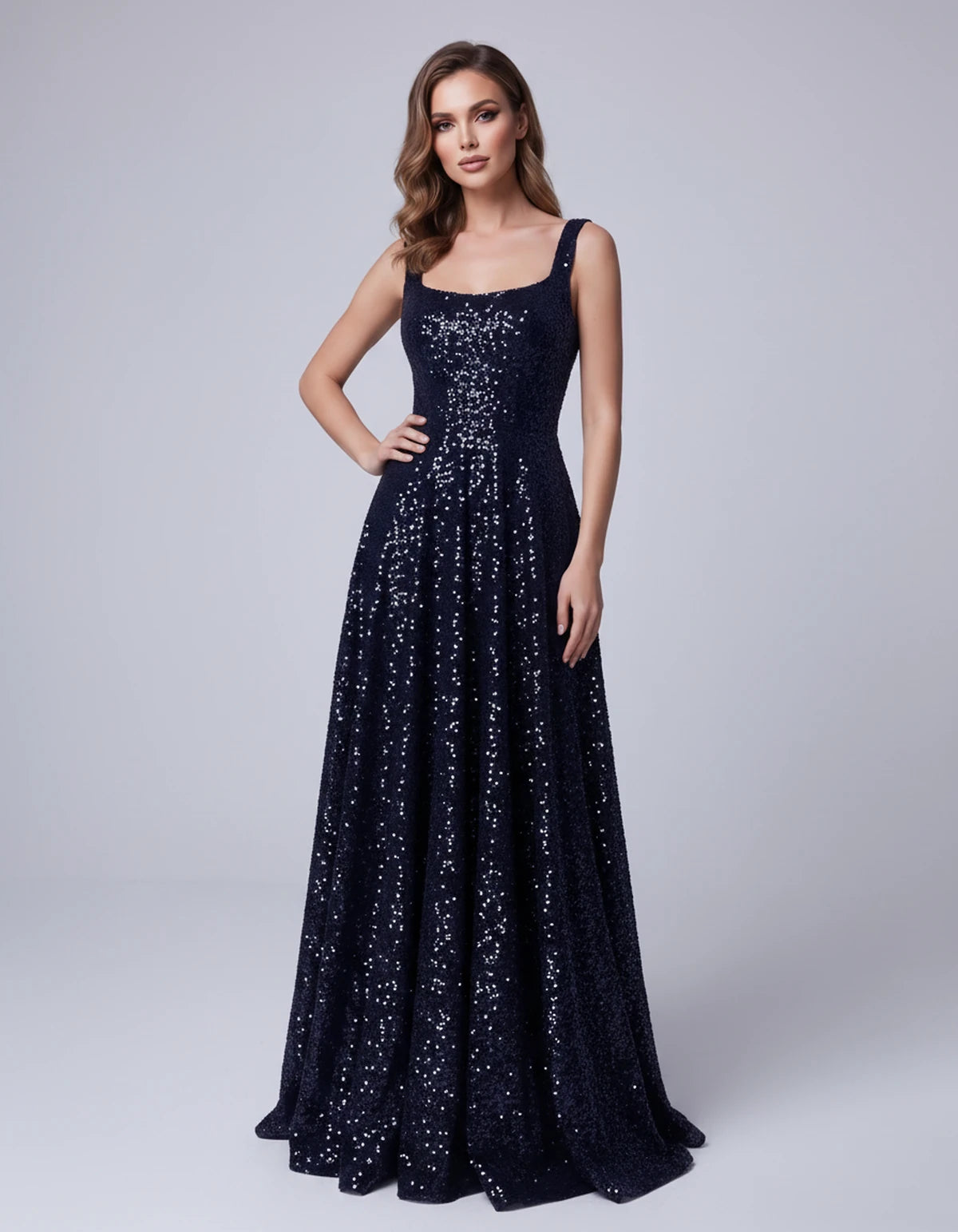 Cerise Maxi Dress — Navy Blue | SKU: SD-37869-navyblue-2,SD-37869-navyblue-4,SD-37869-navyblue-6,SD-37869-navyblue-8,SD-37869-navyblue-10,SD-37869-navyblue-12,SD-37869-navyblue-14,SD-37869-navyblue-16,SD-37869-navyblue-16W,SD-37869-navyblue-18W,SD-37869-navyblue-20W