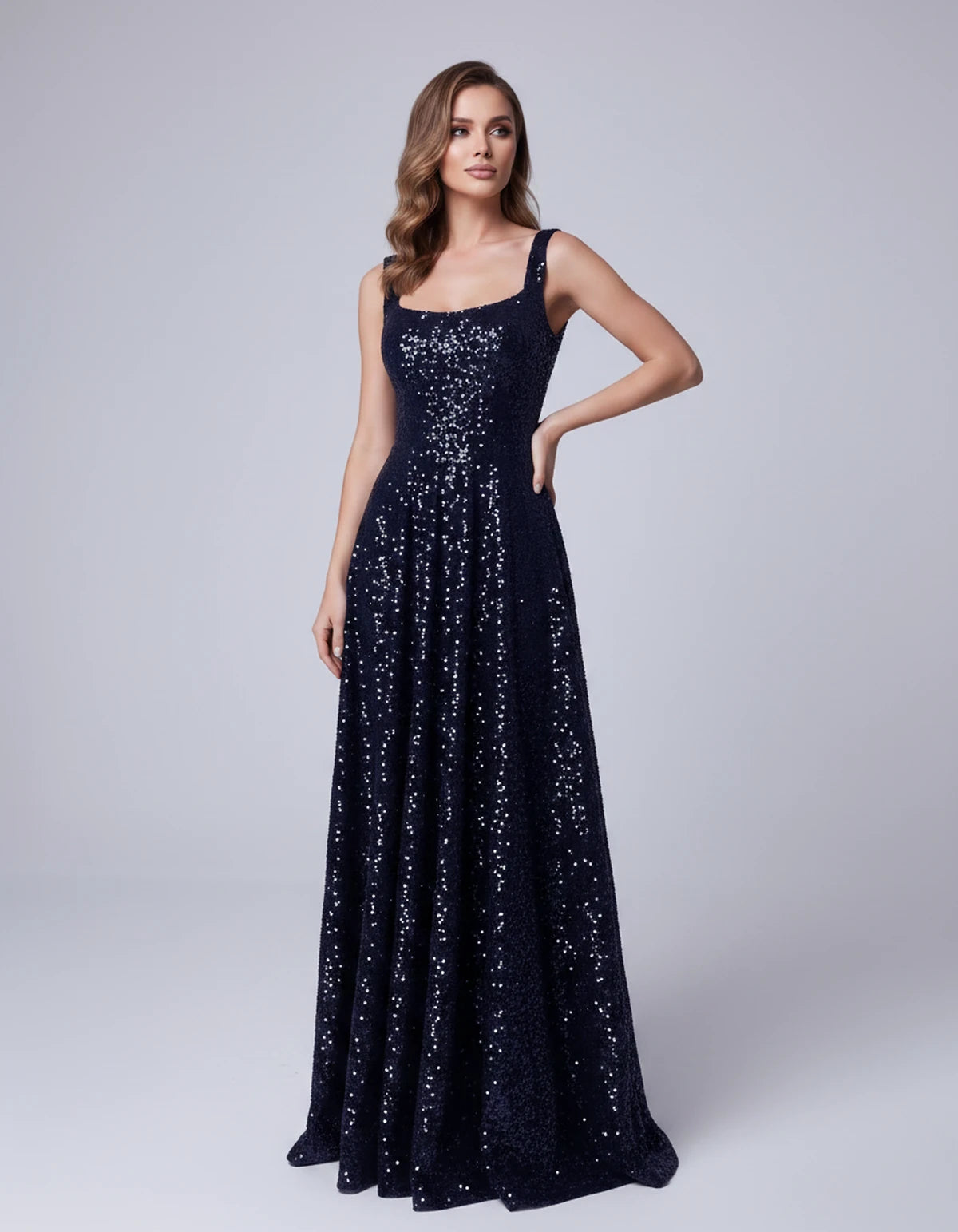 Cerise Maxi Dress — Navy Blue | SKU: SD-37869-navyblue-2,SD-37869-navyblue-4,SD-37869-navyblue-6,SD-37869-navyblue-8,SD-37869-navyblue-10,SD-37869-navyblue-12,SD-37869-navyblue-14,SD-37869-navyblue-16,SD-37869-navyblue-16W,SD-37869-navyblue-18W,SD-37869-navyblue-20W