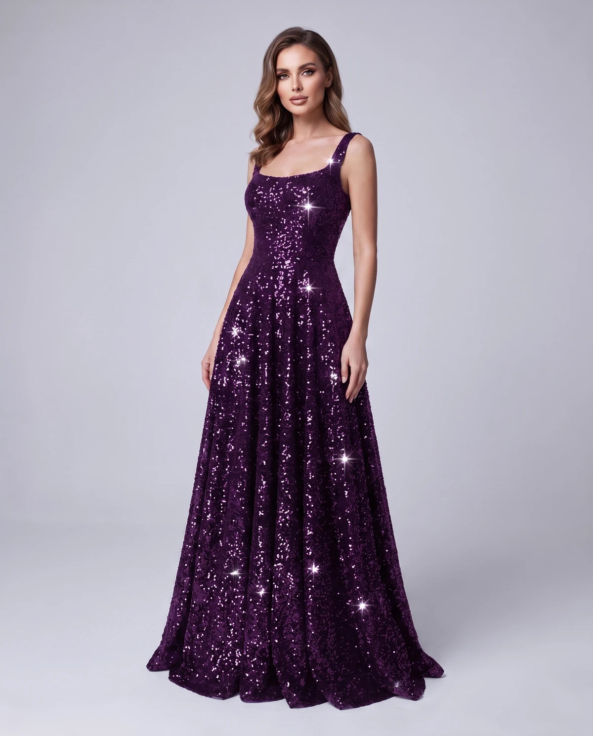 Cerise Maxi Dress — Plum