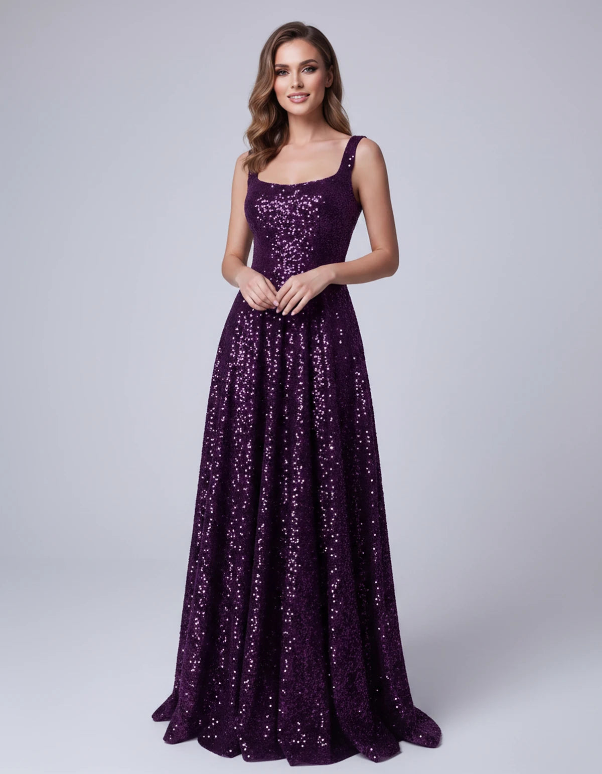 Cerise Maxi Dress — Plum | SKU: SD-37869-plum-2,SD-37869-plum-4,SD-37869-plum-6,SD-37869-plum-8,SD-37869-plum-10,SD-37869-plum-12,SD-37869-plum-14,SD-37869-plum-16,SD-37869-plum-16W,SD-37869-plum-18W,SD-37869-plum-20W