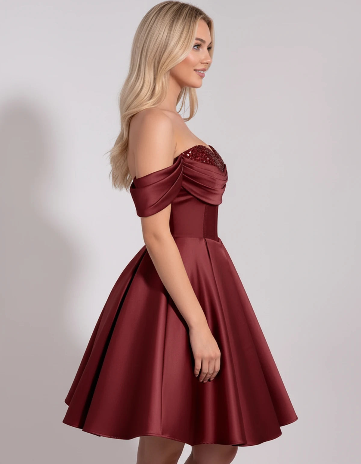 Chiara Mini Dress — Burgundy | SKU: SD-91927-burgundy-2,SD-91927-burgundy-4,SD-91927-burgundy-6,SD-91927-burgundy-8,SD-91927-burgundy-10,SD-91927-burgundy-12,SD-91927-burgundy-14,SD-91927-burgundy-16,SD-91927-burgundy-16W,SD-91927-burgundy-18W,SD-91927-burgundy-20W,SD-91927-burgundy-22W