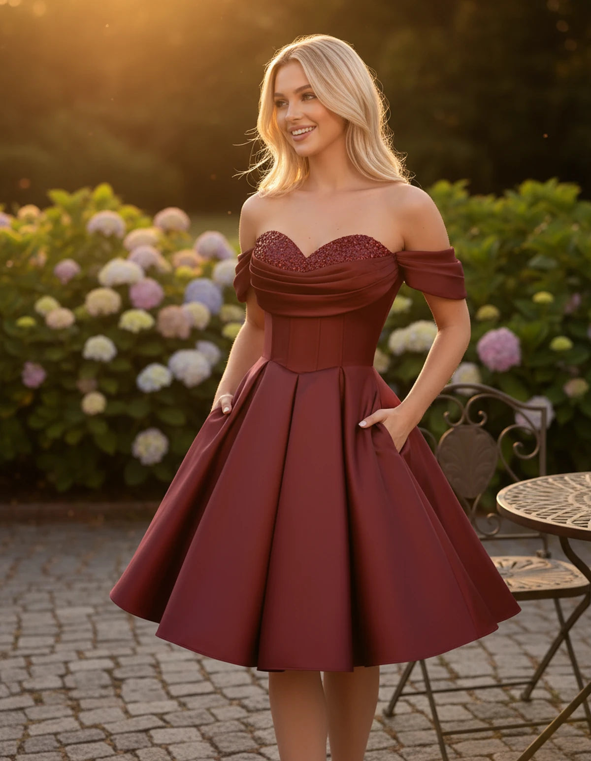 Chiara Mini Dress — Burgundy | SKU: SD-91927-burgundy-2,SD-91927-burgundy-4,SD-91927-burgundy-6,SD-91927-burgundy-8,SD-91927-burgundy-10,SD-91927-burgundy-12,SD-91927-burgundy-14,SD-91927-burgundy-16,SD-91927-burgundy-16W,SD-91927-burgundy-18W,SD-91927-burgundy-20W,SD-91927-burgundy-22W