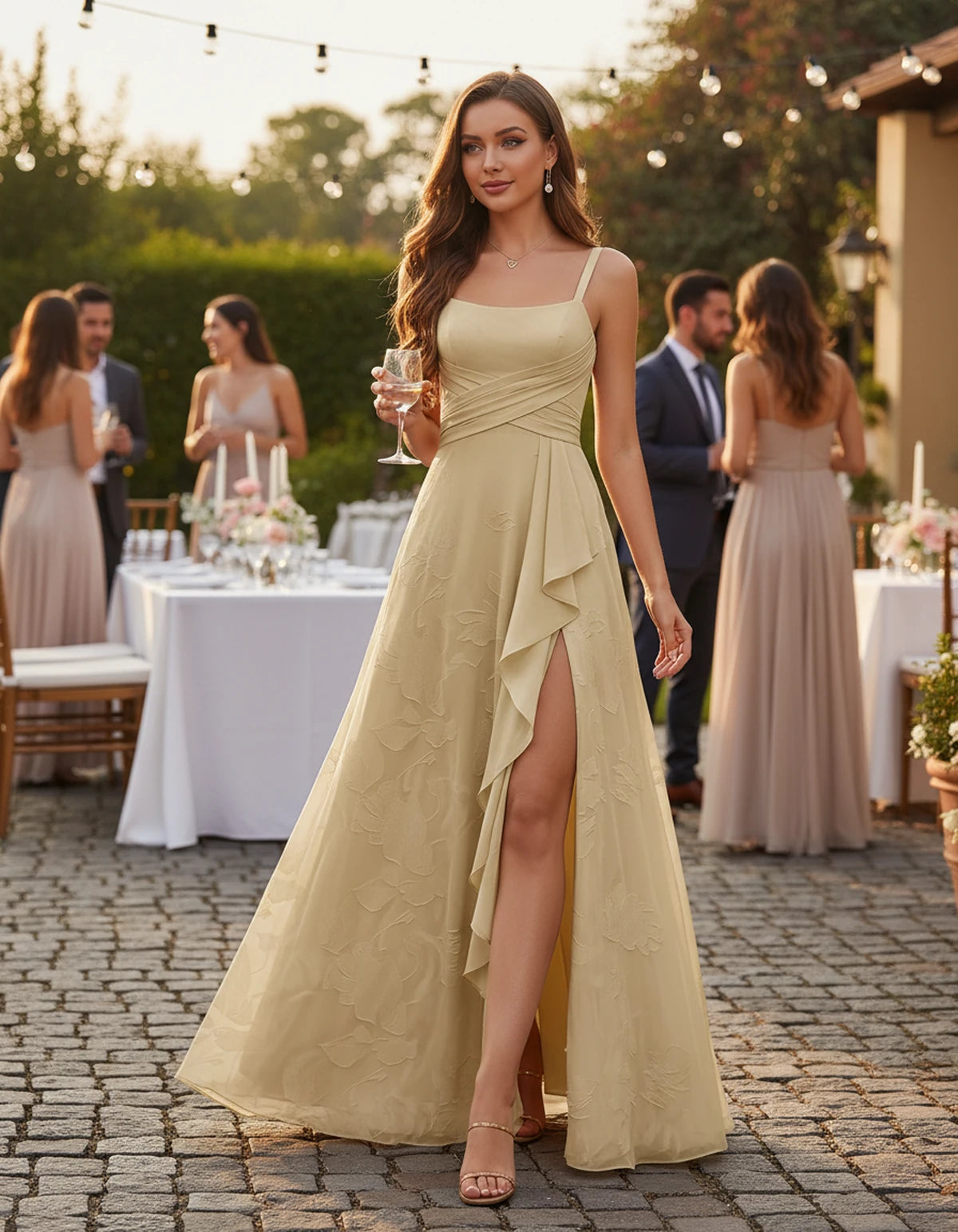 Citrine Maxi Dress — Champagne | SKU: SD-83106-champagne-2,SD-83106-champagne-4,SD-83106-champagne-6,SD-83106-champagne-8,SD-83106-champagne-10,SD-83106-champagne-12,SD-83106-champagne-14,SD-83106-champagne-16,SD-83106-champagne-16W,SD-83106-champagne-18W,SD-83106-champagne-20W,SD-83106-champagne-22W