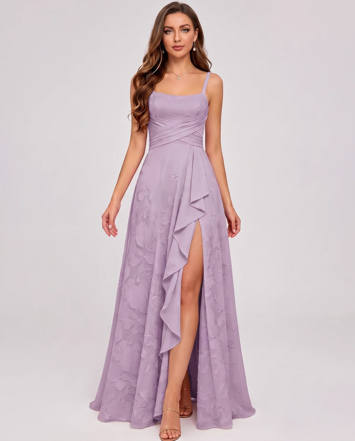 Citrine Maxi Dress — Lilac