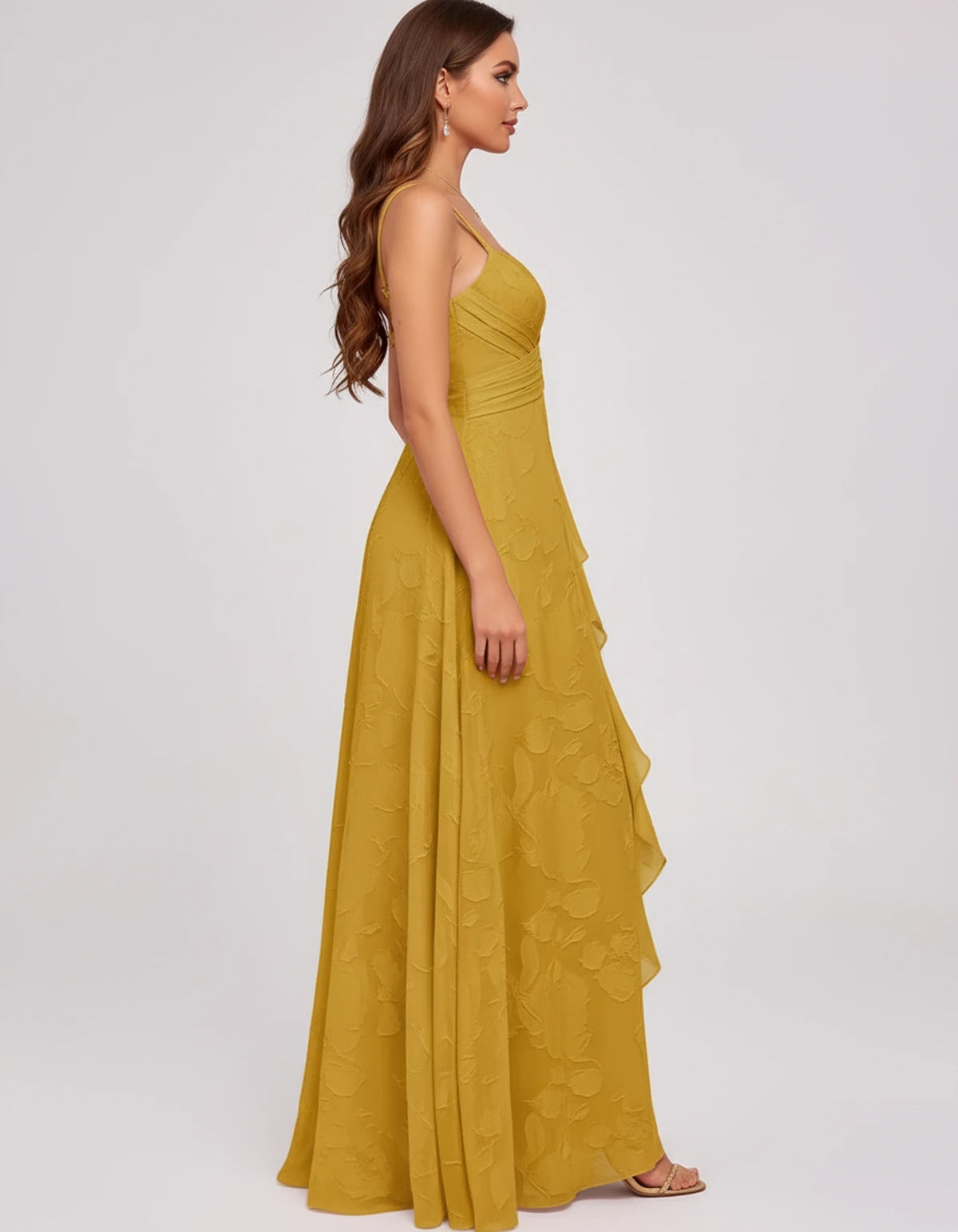 Citrine Maxi Dress — Mustard | SKU: SD-83106-mustard-2,SD-83106-mustard-4,SD-83106-mustard-6,SD-83106-mustard-8,SD-83106-mustard-10,SD-83106-mustard-12,SD-83106-mustard-14,SD-83106-mustard-16,SD-83106-mustard-16W,SD-83106-mustard-18W,SD-83106-mustard-20W,SD-83106-mustard-22W