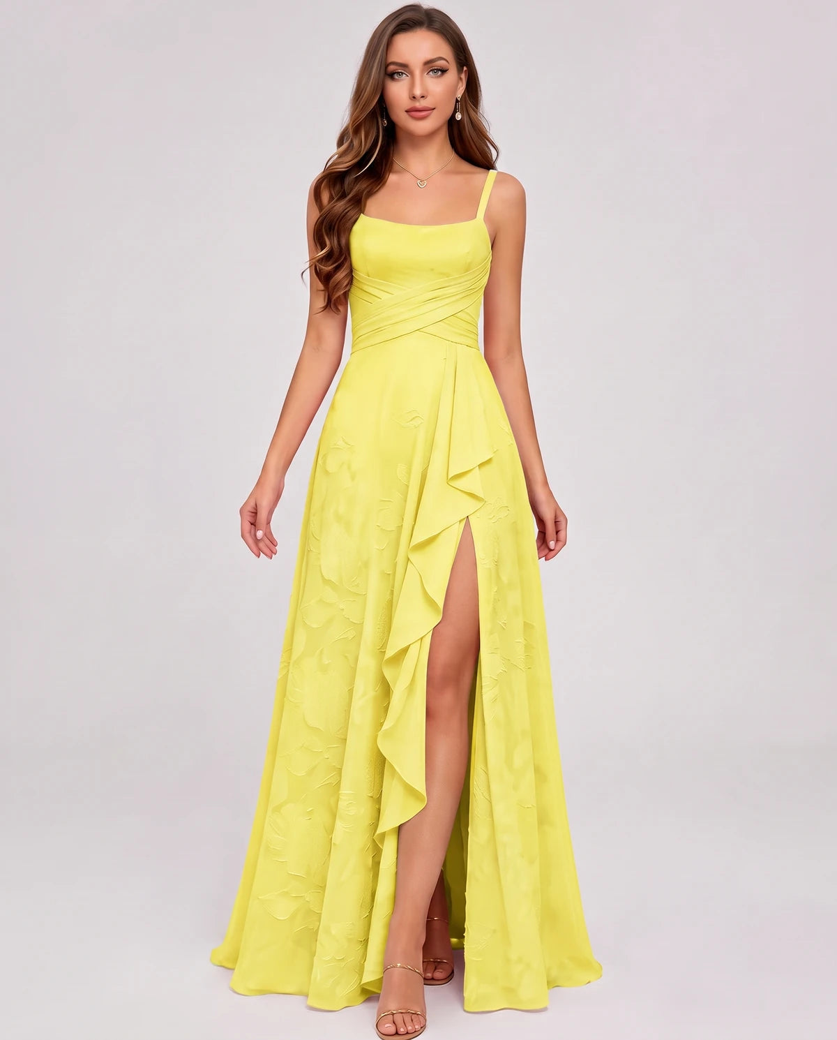 Citrine Maxi Dress — Yellow
