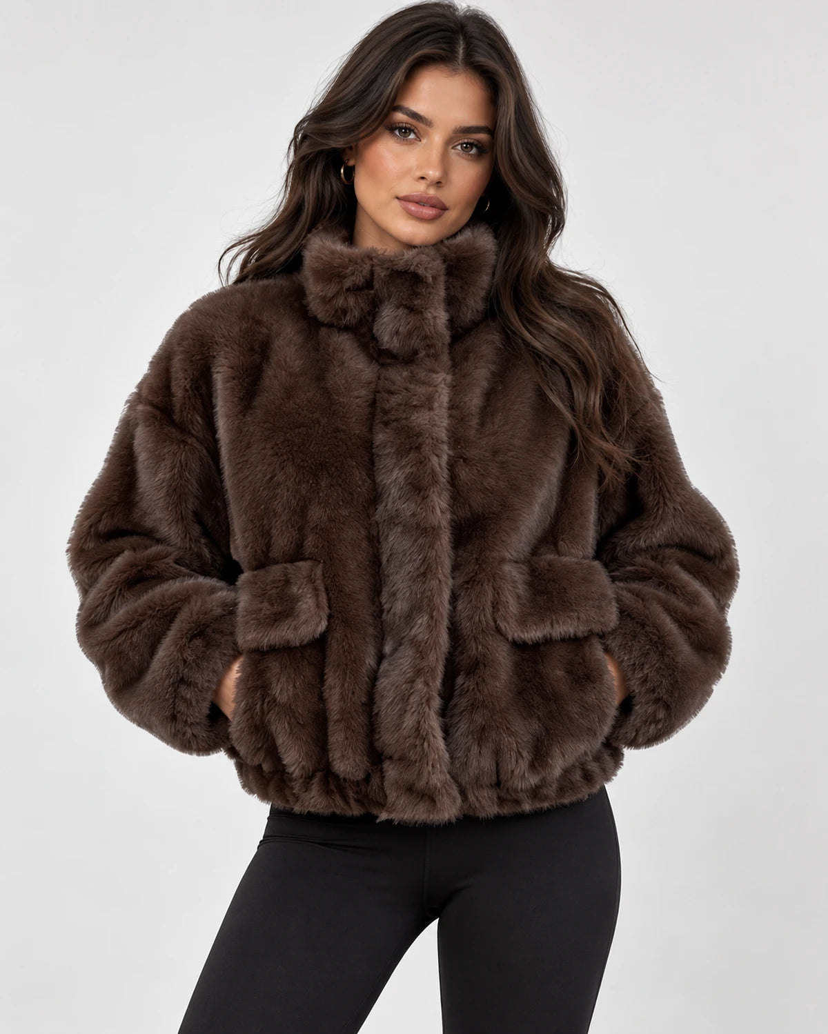Colombine Coat — Brown