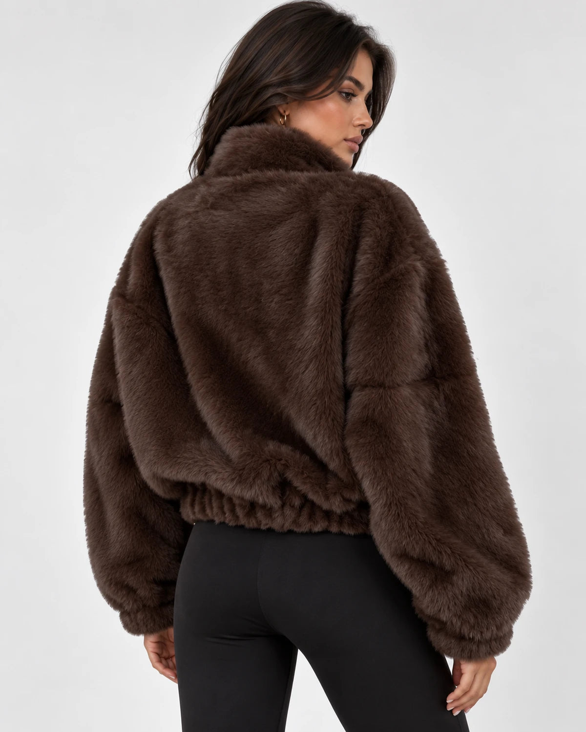 Colombine Coat — Brown | SKU: SD-47465-brown-XS,SD-47465-brown-S,SD-47465-brown-M,SD-47465-brown-L,SD-47465-brown-XL