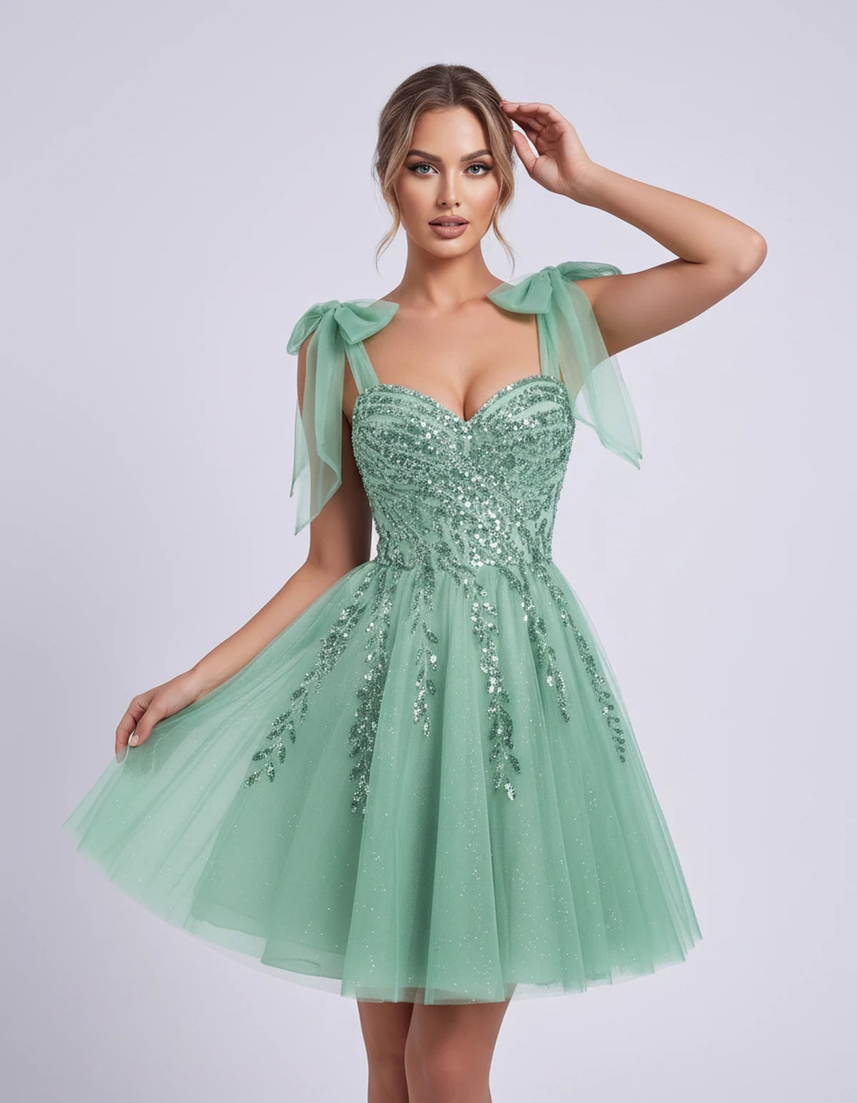 Coralie Midi Dresses — Eucalyptus | SKU: SD-67209-eucalyptus-2,SD-67209-eucalyptus-4,SD-67209-eucalyptus-6,SD-67209-eucalyptus-8,SD-67209-eucalyptus-10,SD-67209-eucalyptus-12,SD-67209-eucalyptus-14,SD-67209-eucalyptus-14W,SD-67209-eucalyptus-16,SD-67209-eucalyptus-16W,SD-67209-eucalyptus-18W,SD-67209-eucalyptus-20W
