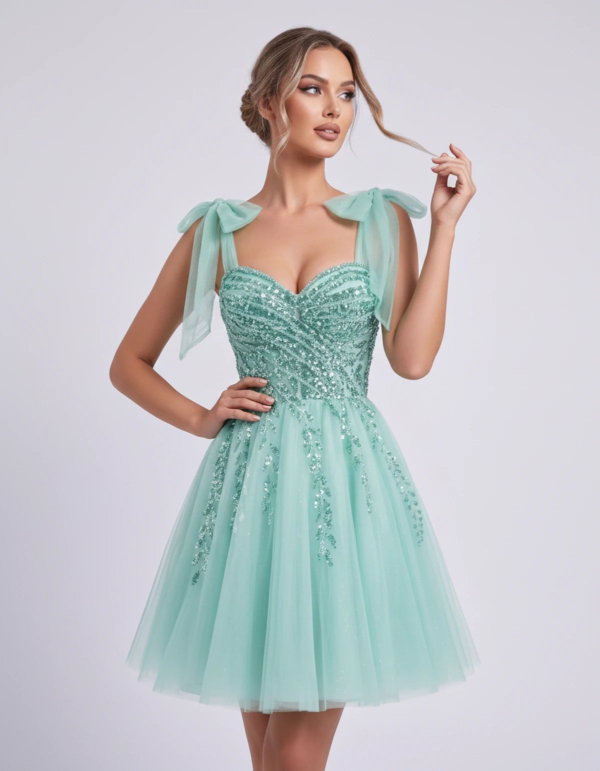 Coralie Midi Dresses — Ice Blue | SKU: SD-67209-iceblue-2,SD-67209-iceblue-4,SD-67209-iceblue-6,SD-67209-iceblue-8,SD-67209-iceblue-10,SD-67209-iceblue-12,SD-67209-iceblue-14,SD-67209-iceblue-14W,SD-67209-iceblue-16,SD-67209-iceblue-16W,SD-67209-iceblue-18W,SD-67209-iceblue-20W
