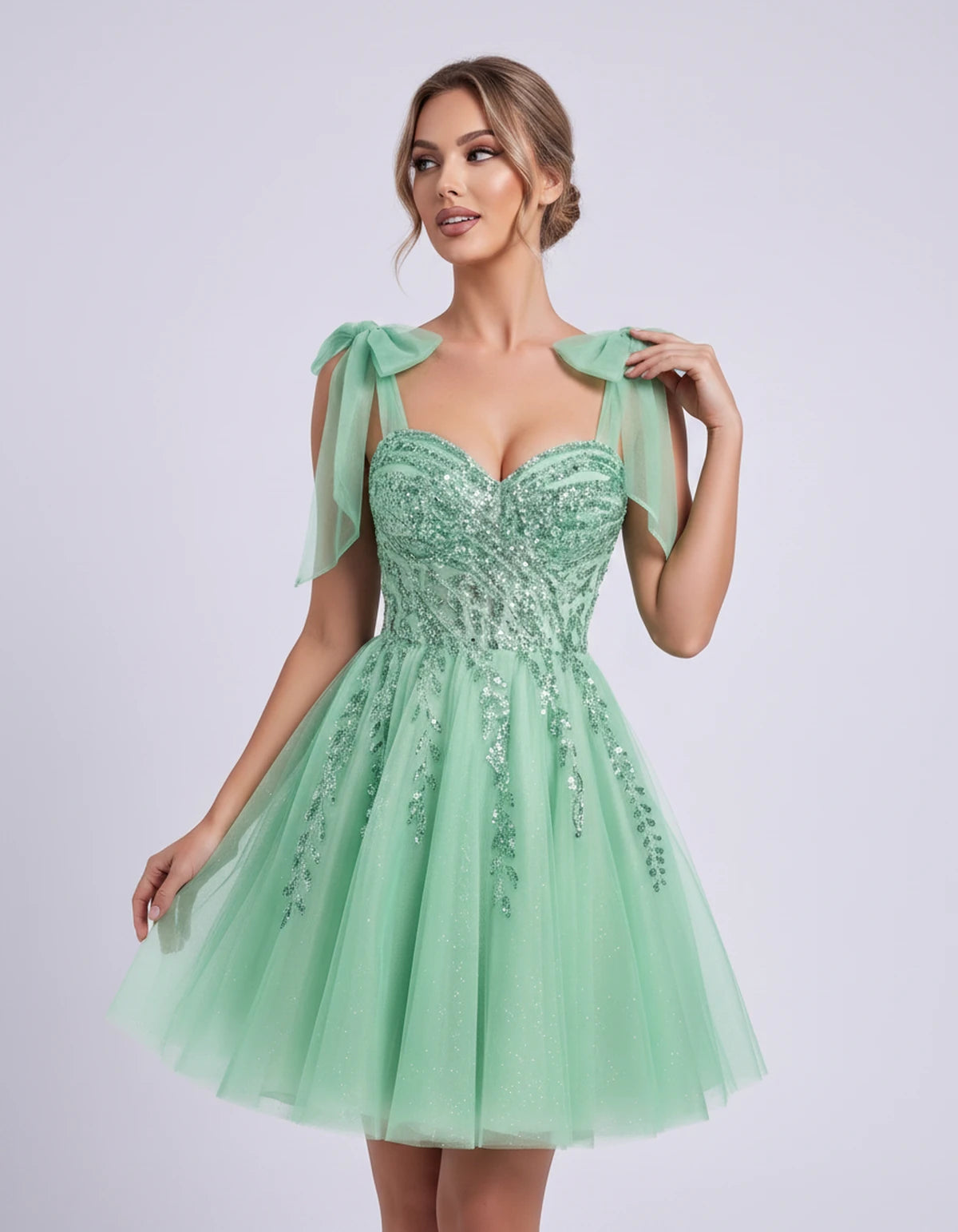 Coralie Midi Dresses — Mint | SKU: SD-67209-mint-2,SD-67209-mint-4,SD-67209-mint-6,SD-67209-mint-8,SD-67209-mint-10,SD-67209-mint-12,SD-67209-mint-14,SD-67209-mint-14W,SD-67209-mint-16,SD-67209-mint-16W,SD-67209-mint-18W,SD-67209-mint-20W