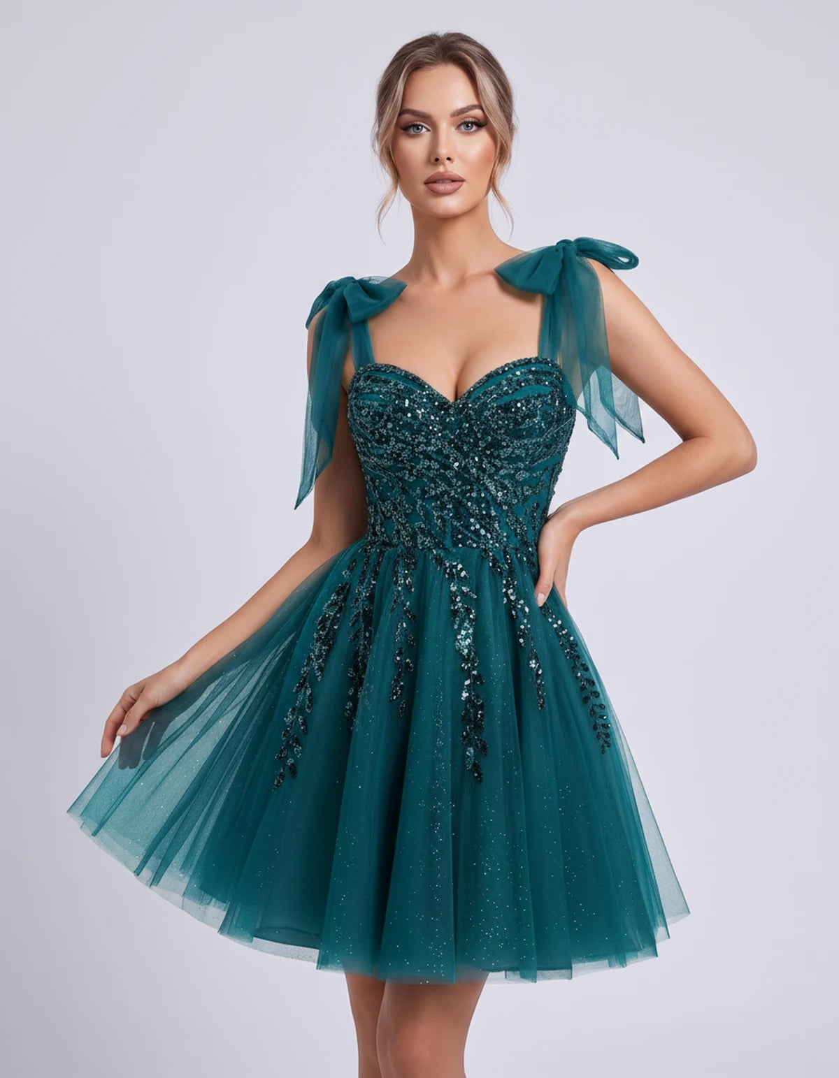 Coralie Midi Dresses — Teal | SKU: SD-67209-teal-2,SD-67209-teal-4,SD-67209-teal-6,SD-67209-teal-8,SD-67209-teal-10,SD-67209-teal-12,SD-67209-teal-14,SD-67209-teal-14W,SD-67209-teal-16,SD-67209-teal-16W,SD-67209-teal-18W,SD-67209-teal-20W