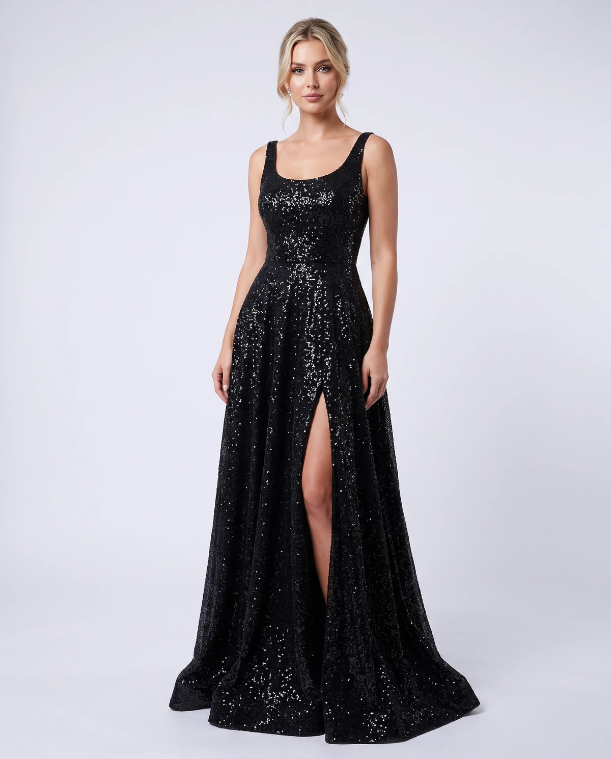 Cosima Maxi Dress — Black-new