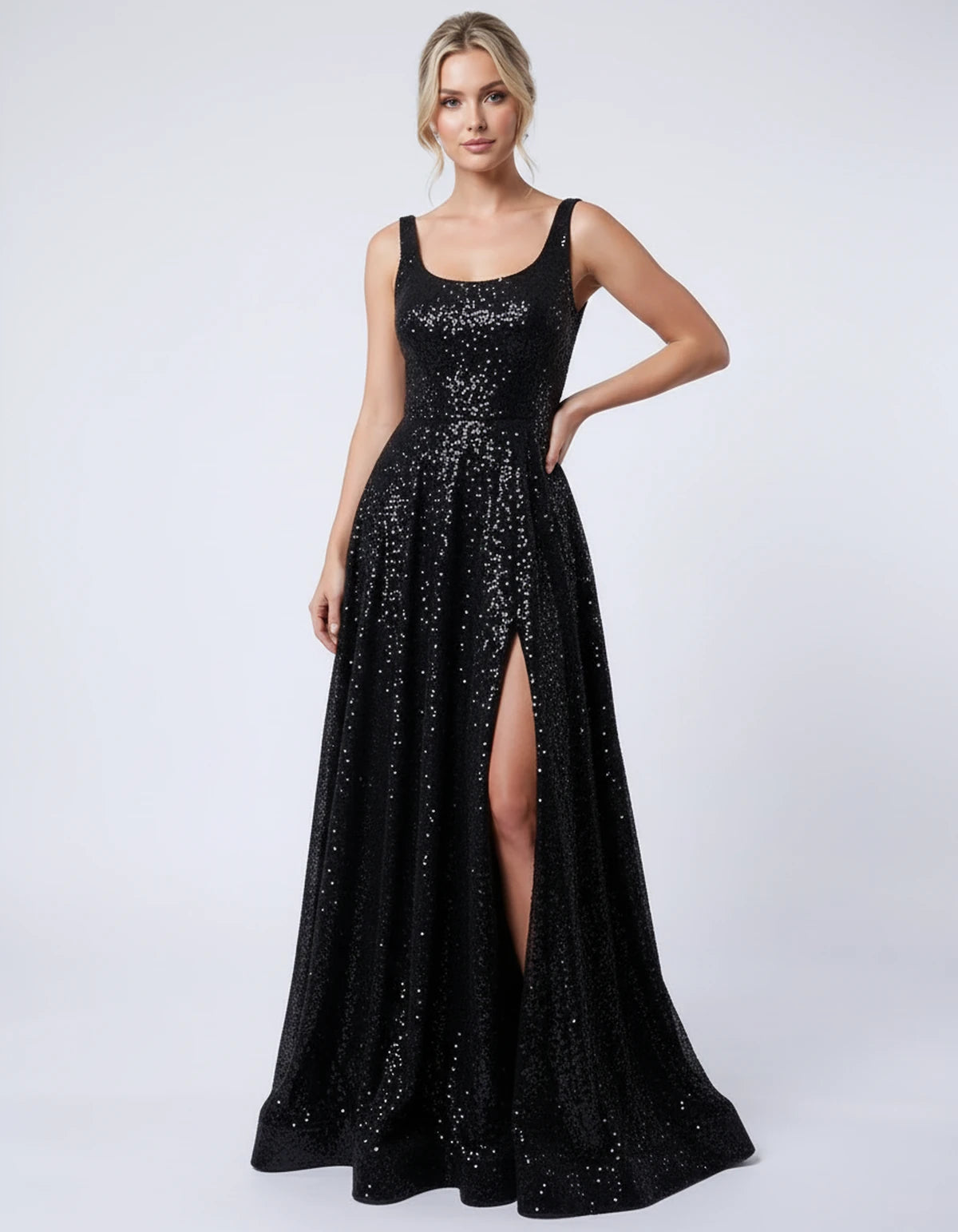Cosima Maxi Dress — Black-new | SKU: SD-95907-blacknew-2,SD-95907-blacknew-4,SD-95907-blacknew-6,SD-95907-blacknew-8,SD-95907-blacknew-10,SD-95907-blacknew-12,SD-95907-blacknew-14,SD-95907-blacknew-16,SD-95907-blacknew-16W,SD-95907-blacknew-18W,SD-95907-blacknew-20W,SD-95907-blacknew-22W