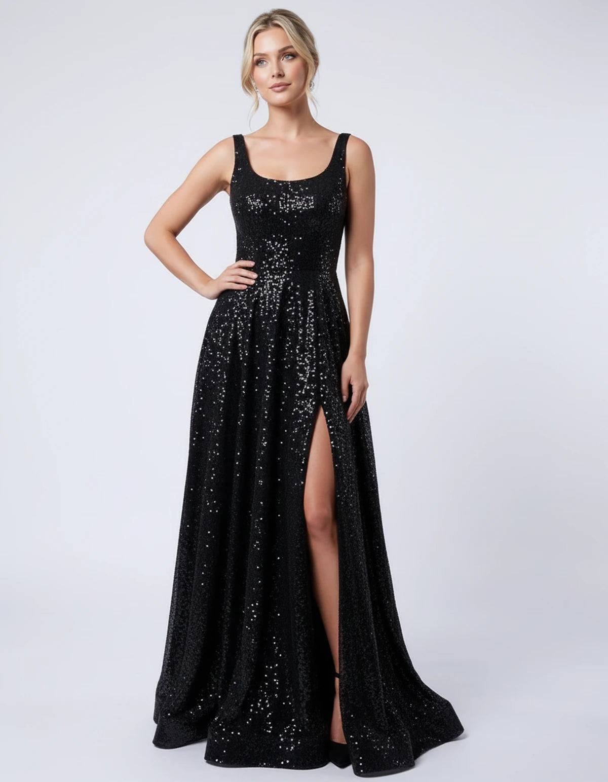 Cosima Maxi Dress — Black-new | SKU: SD-95907-blacknew-2,SD-95907-blacknew-4,SD-95907-blacknew-6,SD-95907-blacknew-8,SD-95907-blacknew-10,SD-95907-blacknew-12,SD-95907-blacknew-14,SD-95907-blacknew-16,SD-95907-blacknew-16W,SD-95907-blacknew-18W,SD-95907-blacknew-20W,SD-95907-blacknew-22W