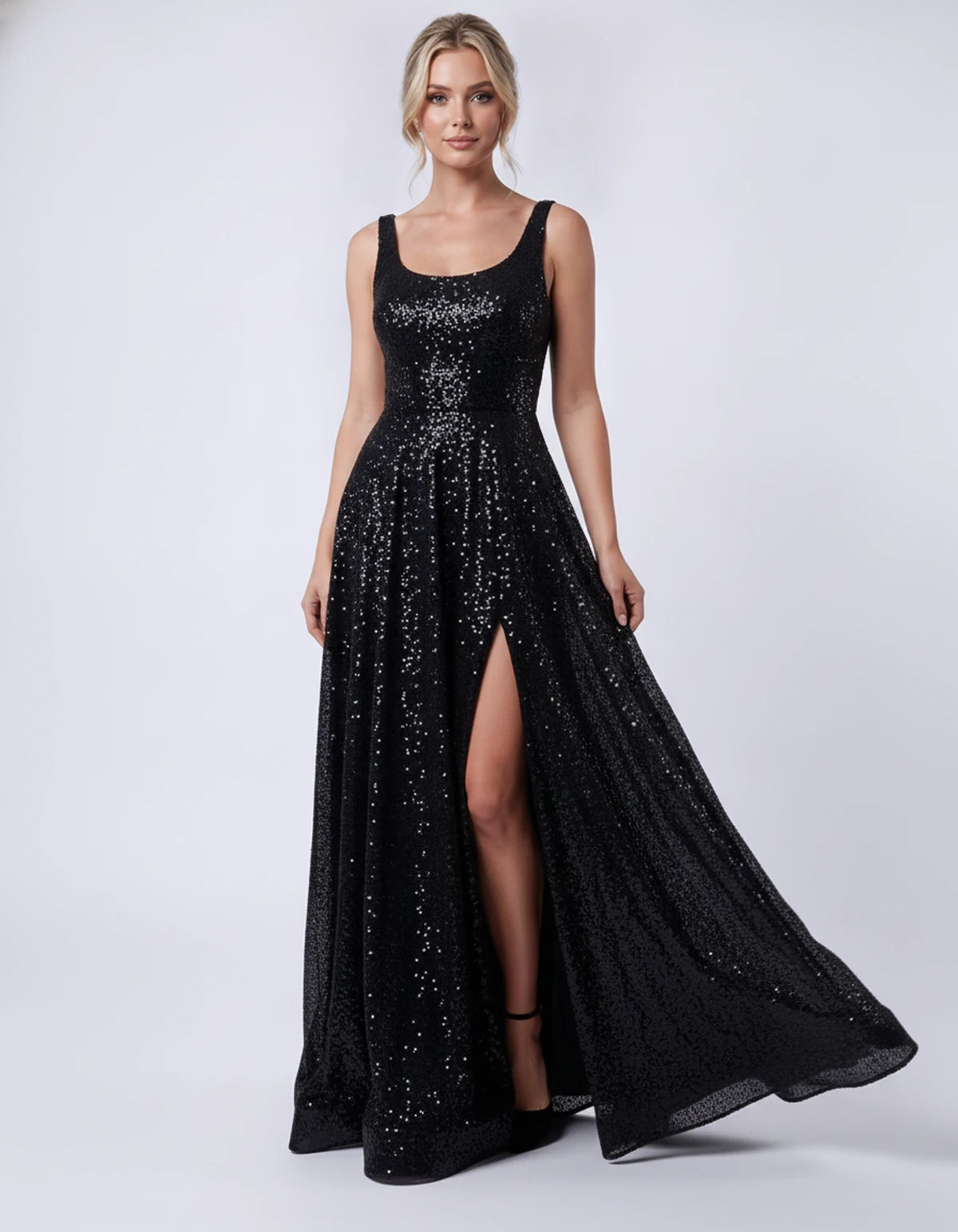 Cosima Maxi Dress — Black-new | SKU: SD-95907-blacknew-2,SD-95907-blacknew-4,SD-95907-blacknew-6,SD-95907-blacknew-8,SD-95907-blacknew-10,SD-95907-blacknew-12,SD-95907-blacknew-14,SD-95907-blacknew-16,SD-95907-blacknew-16W,SD-95907-blacknew-18W,SD-95907-blacknew-20W,SD-95907-blacknew-22W