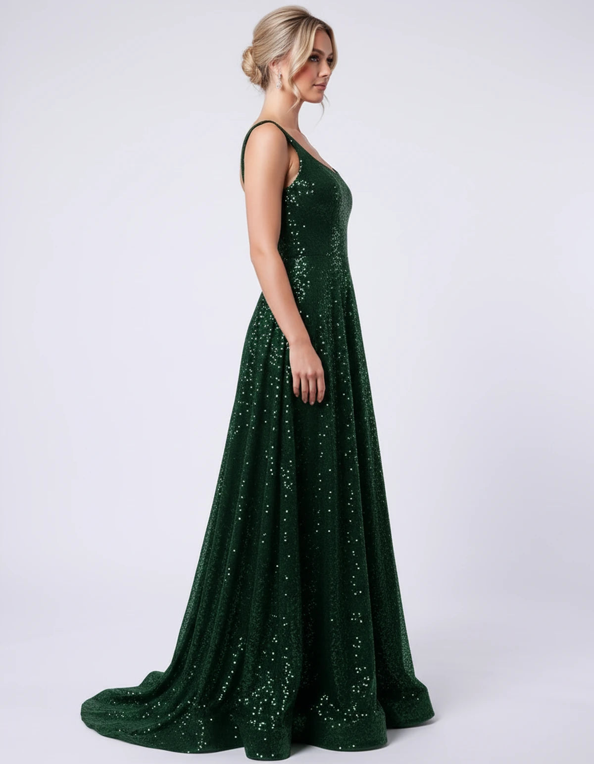 Cosima Maxi Dress — Green | SKU: SD-95907-green-2,SD-95907-green-4,SD-95907-green-6,SD-95907-green-8,SD-95907-green-10,SD-95907-green-12,SD-95907-green-14,SD-95907-green-16,SD-95907-green-16W,SD-95907-green-18W,SD-95907-green-20W,SD-95907-green-22W