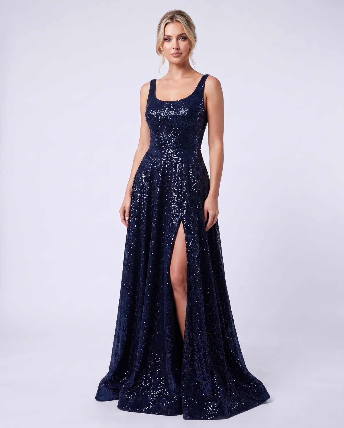 Cosima Maxi Dress — Navy