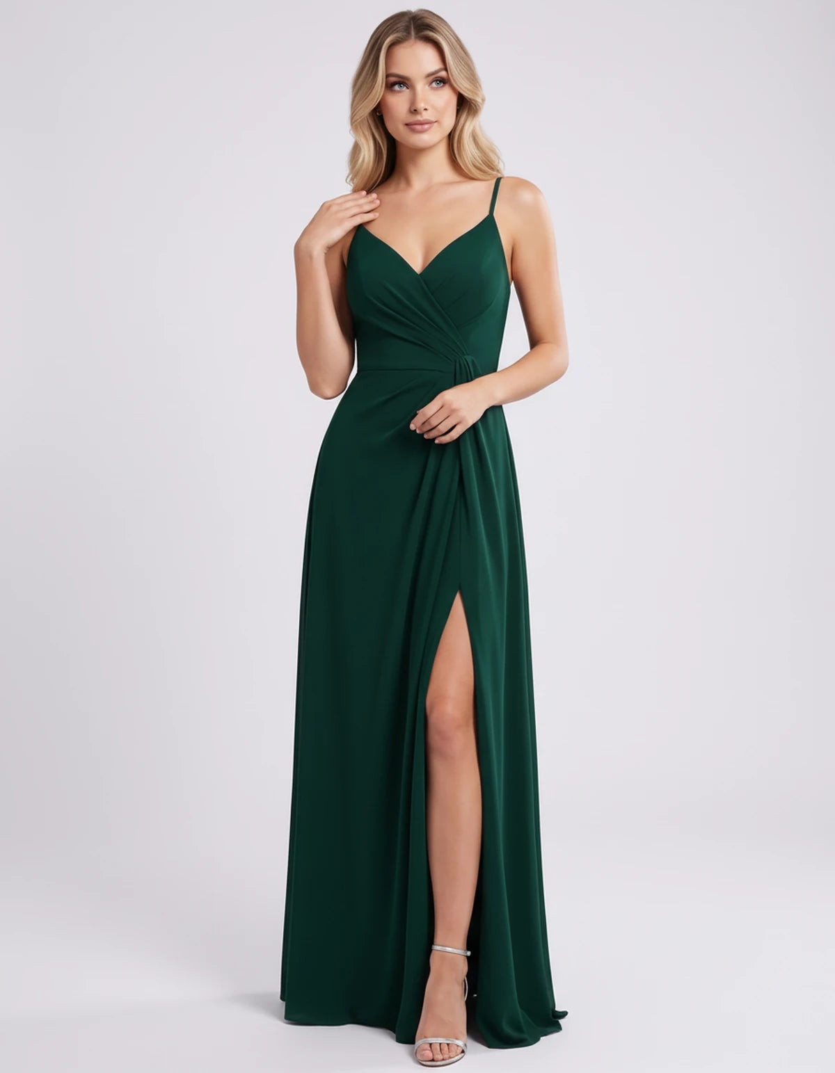 Coventry Maxi Dress — Green | SKU: SD-03429-green-2,SD-03429-green-4,SD-03429-green-6,SD-03429-green-8,SD-03429-green-10,SD-03429-green-12,SD-03429-green-14,SD-03429-green-16,SD-03429-green-16W,SD-03429-green-18W,SD-03429-green-20W,SD-03429-green-22W