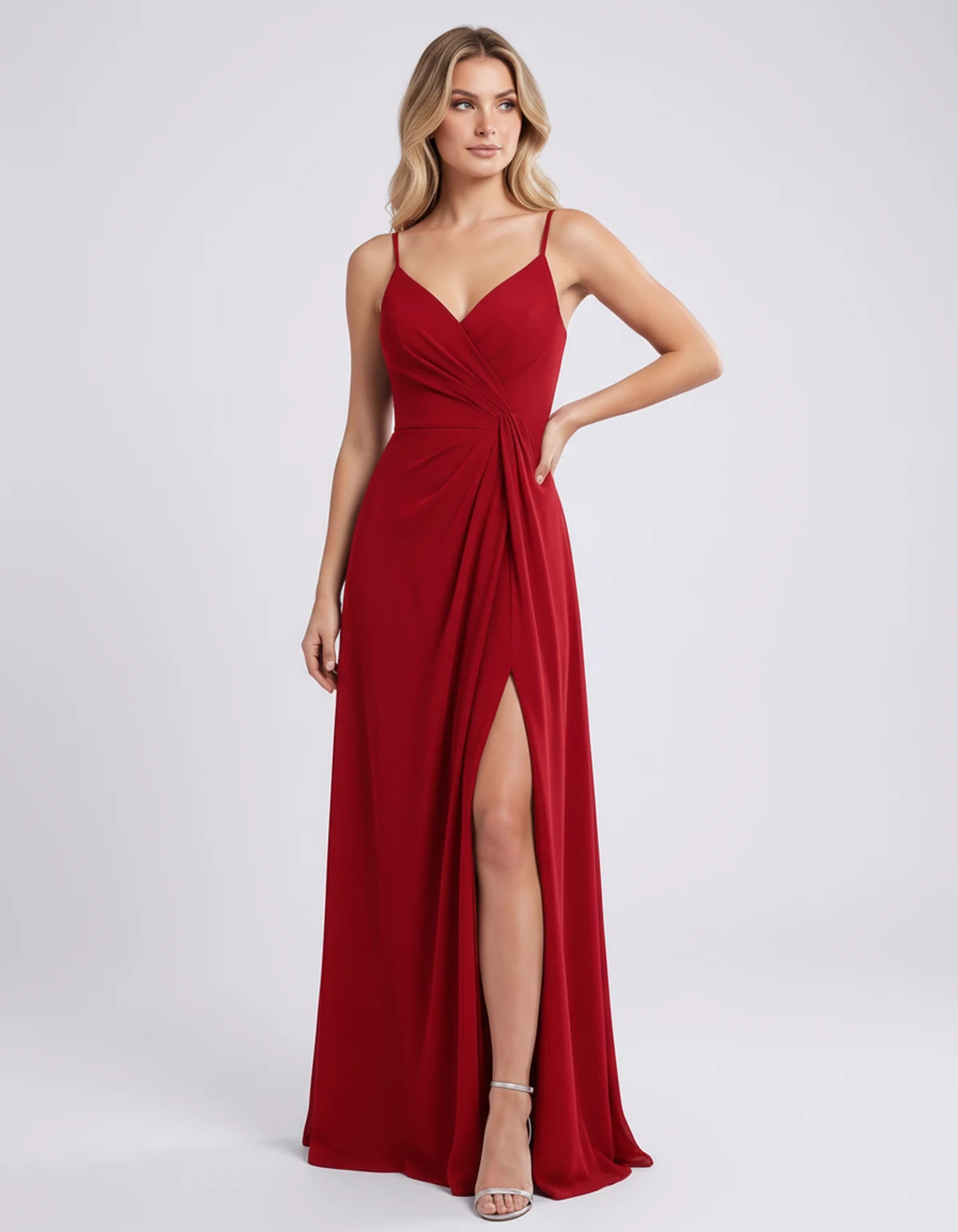 Coventry Maxi Dress — Red | SKU: SD-03429-red-2,SD-03429-red-4,SD-03429-red-6,SD-03429-red-8,SD-03429-red-10,SD-03429-red-12,SD-03429-red-14,SD-03429-red-16,SD-03429-red-16W,SD-03429-red-18W,SD-03429-red-20W,SD-03429-red-22W