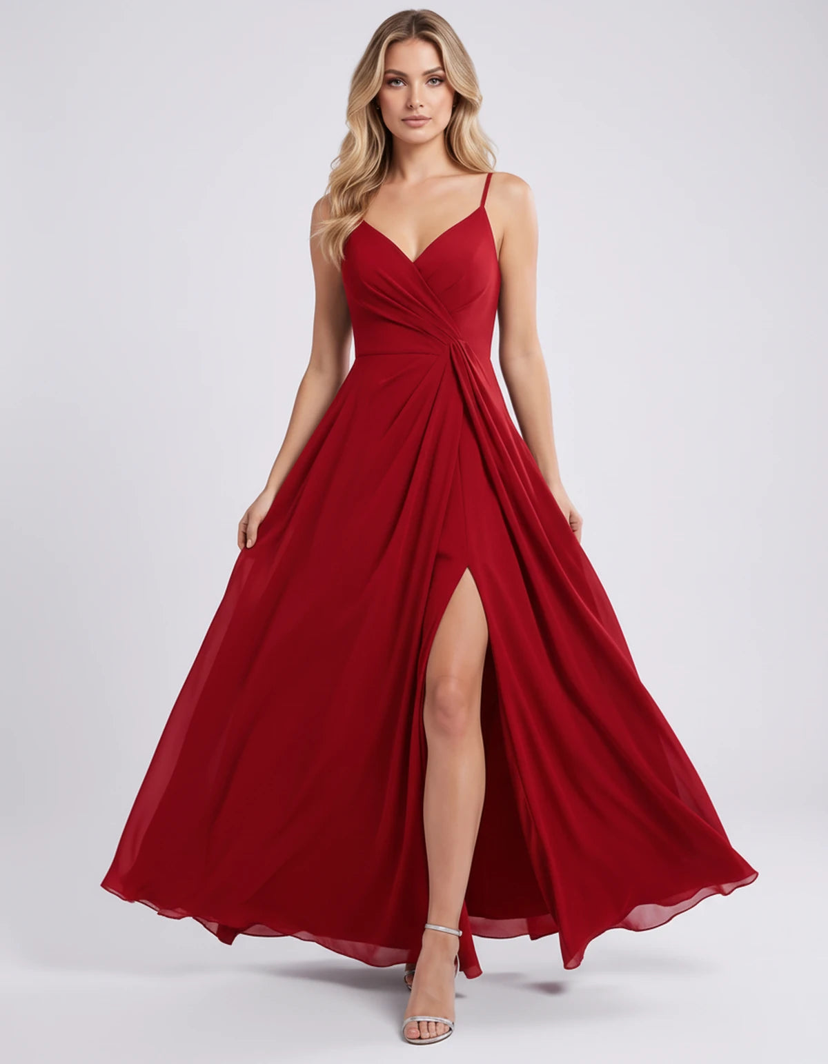 Coventry Maxi Dress — Red | SKU: SD-03429-red-2,SD-03429-red-4,SD-03429-red-6,SD-03429-red-8,SD-03429-red-10,SD-03429-red-12,SD-03429-red-14,SD-03429-red-16,SD-03429-red-16W,SD-03429-red-18W,SD-03429-red-20W,SD-03429-red-22W