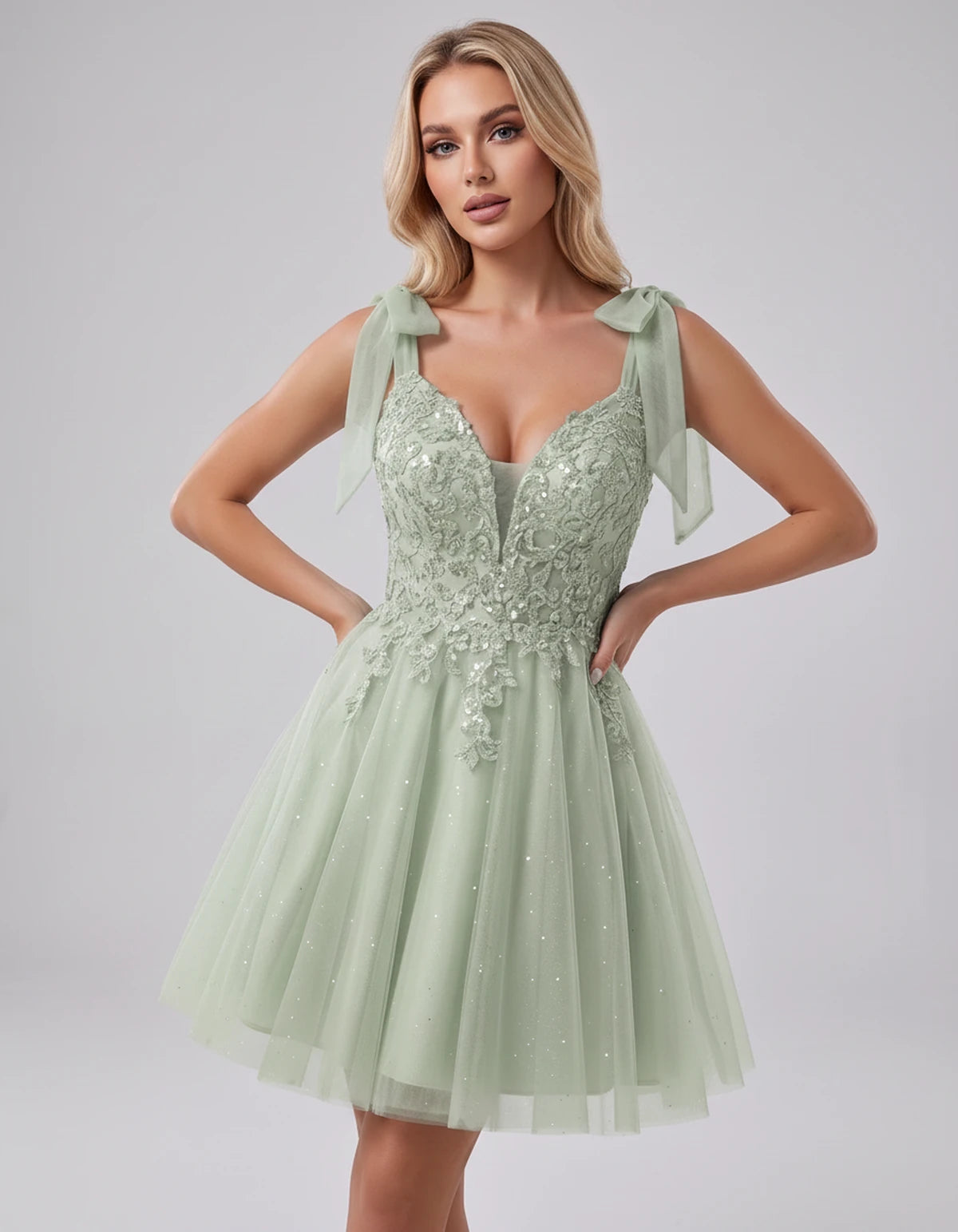 Doriane Mini Dress — Dusty Sage | SKU: SD-45004-dustysage-2,SD-45004-dustysage-4,SD-45004-dustysage-6,SD-45004-dustysage-8,SD-45004-dustysage-10,SD-45004-dustysage-12,SD-45004-dustysage-14,SD-45004-dustysage-14W,SD-45004-dustysage-16,SD-45004-dustysage-16W,SD-45004-dustysage-18W,SD-45004-dustysage-20W