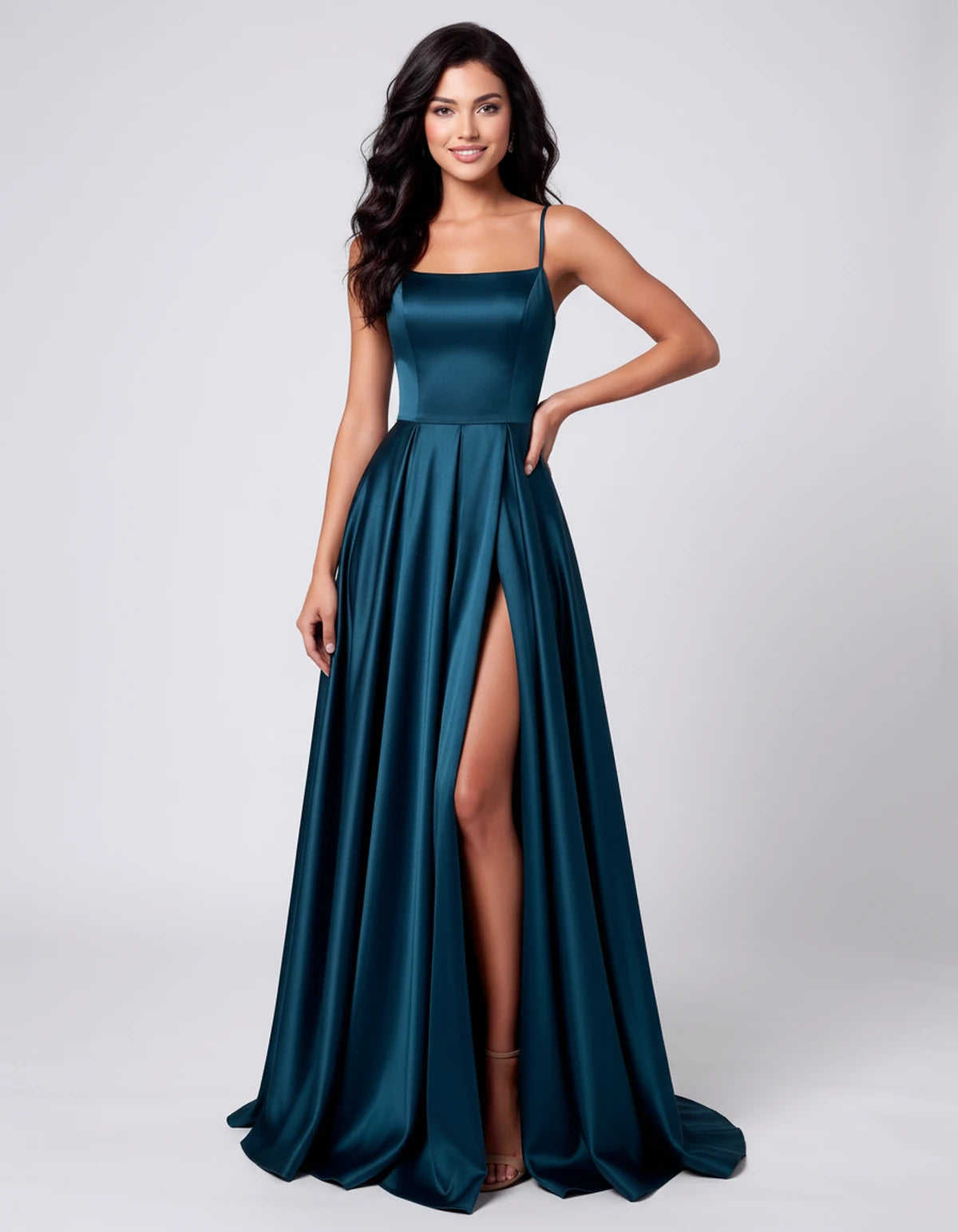 Dorothea Maxi Dress — Teal | SKU: SD-66889-teal-2,SD-66889-teal-4,SD-66889-teal-6,SD-66889-teal-8,SD-66889-teal-10,SD-66889-teal-12,SD-66889-teal-14,SD-66889-teal-16,SD-66889-teal-16W,SD-66889-teal-18W,SD-66889-teal-20W,SD-66889-teal-22W