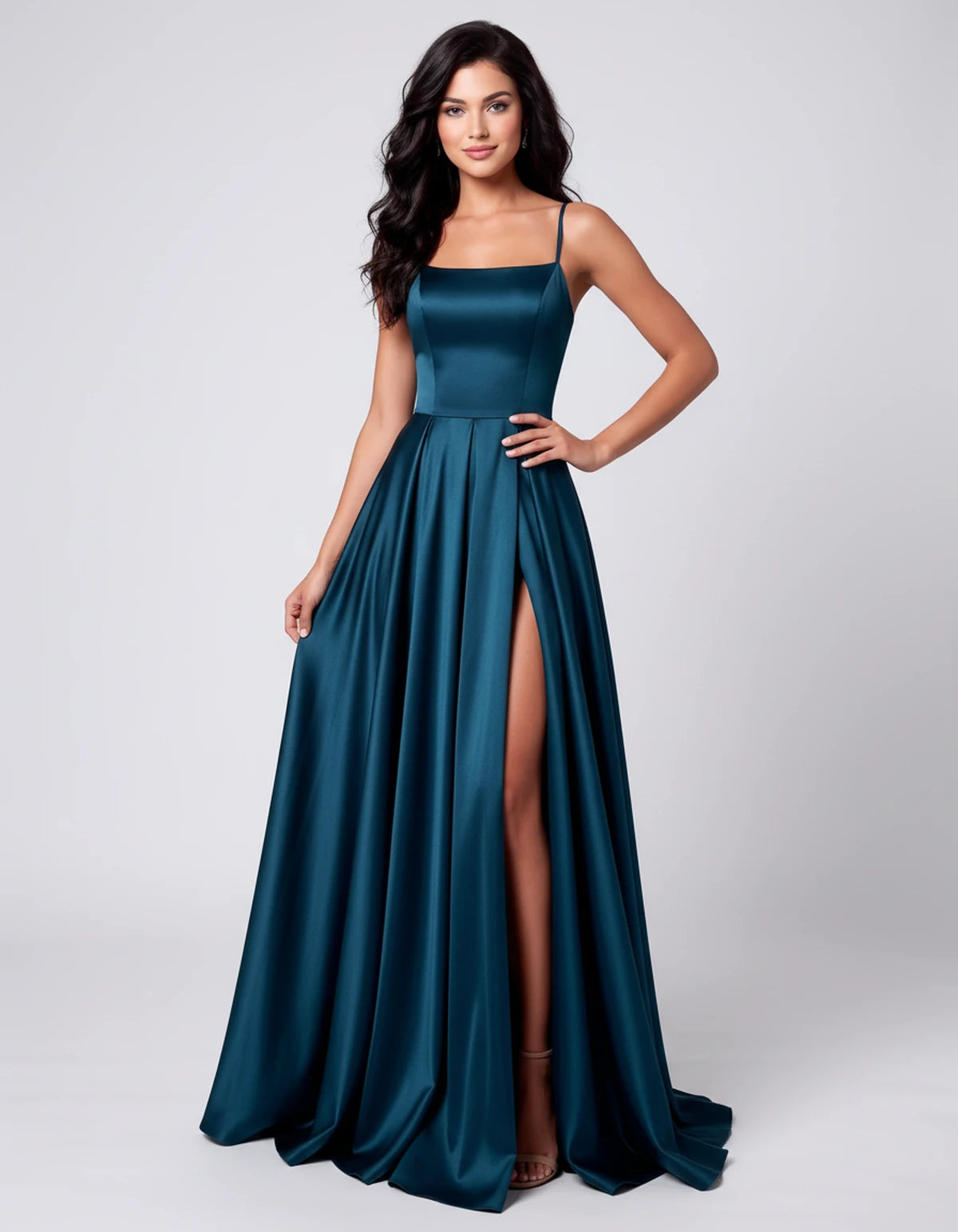 Dorothea Maxi Dress — Teal | SKU: SD-66889-teal-2,SD-66889-teal-4,SD-66889-teal-6,SD-66889-teal-8,SD-66889-teal-10,SD-66889-teal-12,SD-66889-teal-14,SD-66889-teal-16,SD-66889-teal-16W,SD-66889-teal-18W,SD-66889-teal-20W,SD-66889-teal-22W