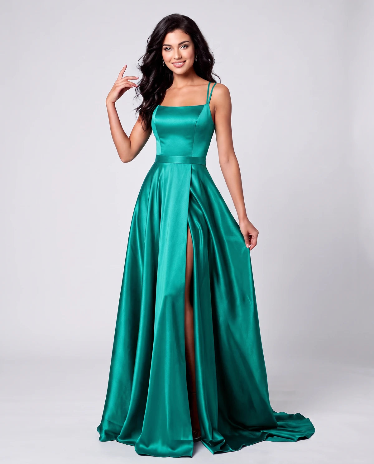 Dorothea Maxi Dress — Turquoise