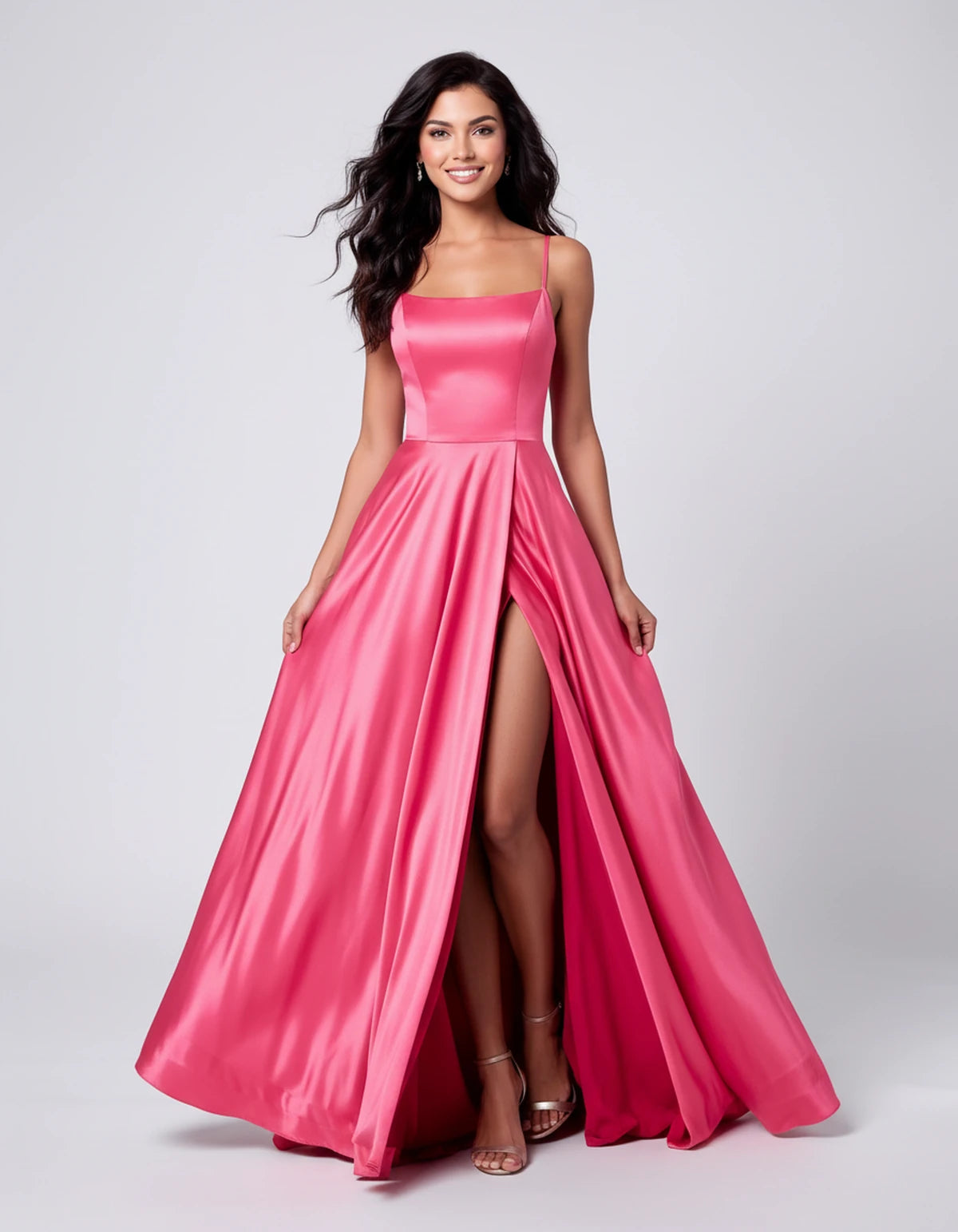 Dorothea Maxi Dress — Watermelon | SKU: SD-66889-watermelon-2,SD-66889-watermelon-4,SD-66889-watermelon-6,SD-66889-watermelon-8,SD-66889-watermelon-10,SD-66889-watermelon-12,SD-66889-watermelon-14,SD-66889-watermelon-16,SD-66889-watermelon-16W,SD-66889-watermelon-18W,SD-66889-watermelon-20W,SD-66889-watermelon-22W