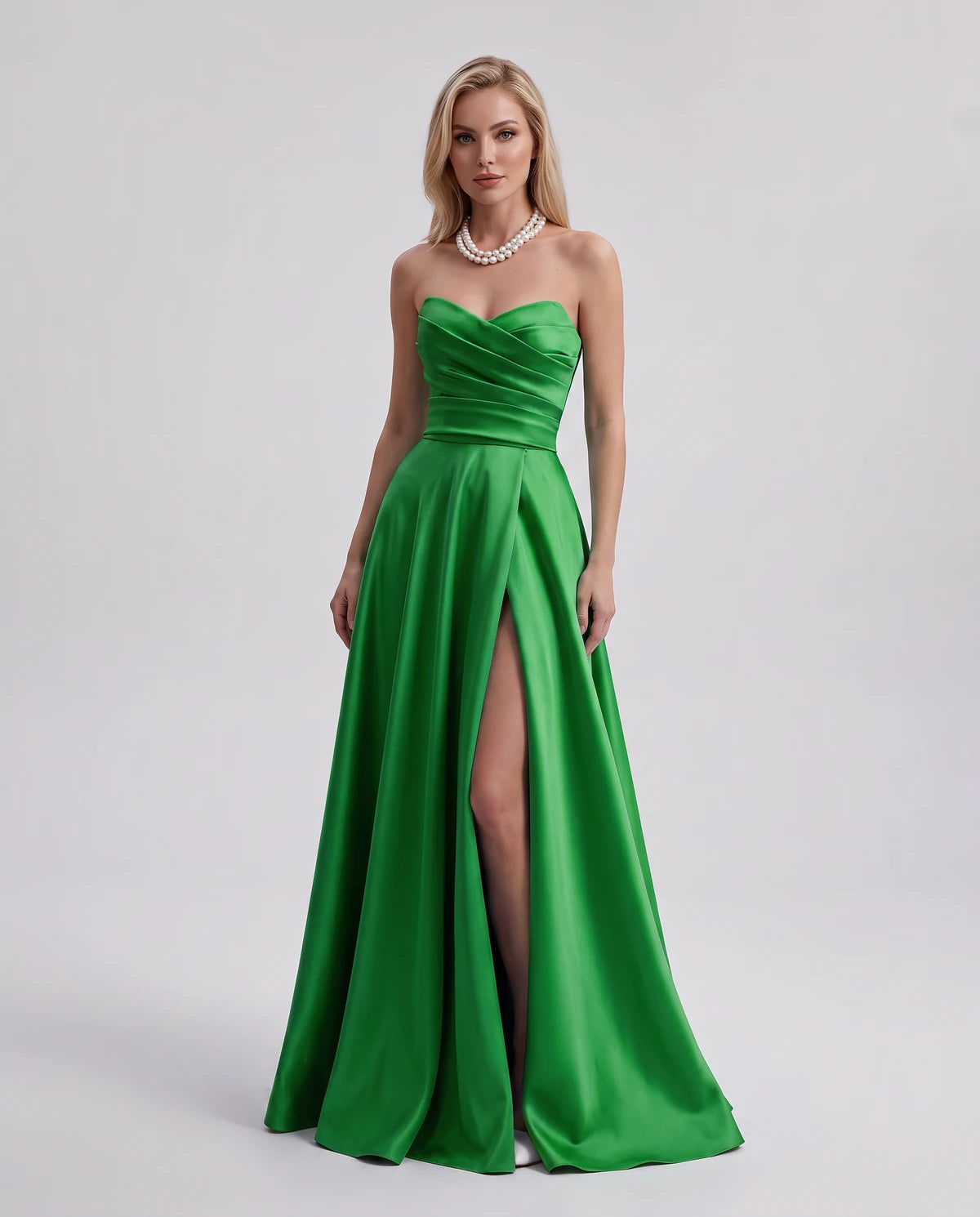 Duchessa Maxi Dress — Green